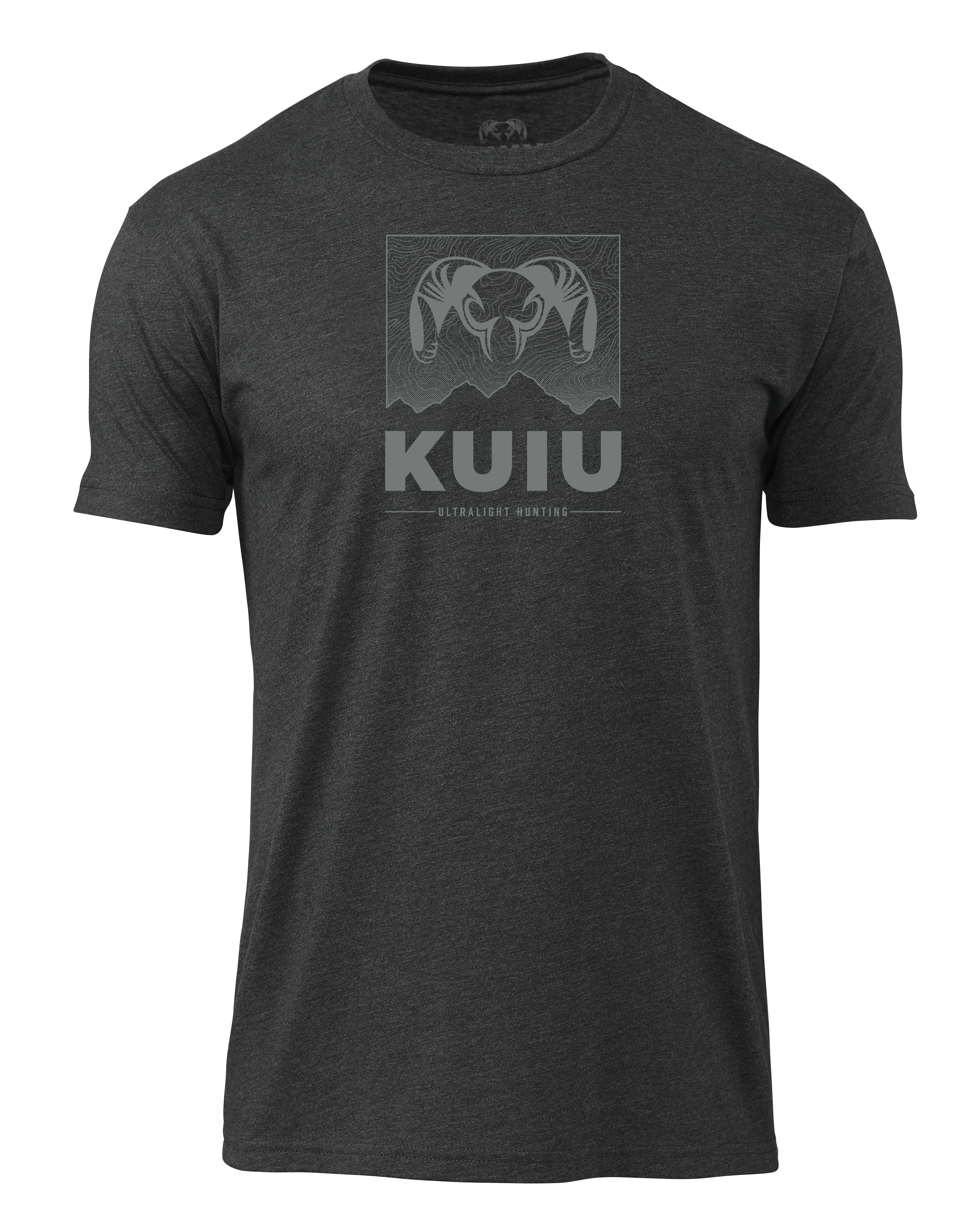 KUIU Topo Mountain T-Shirt | Charcoal