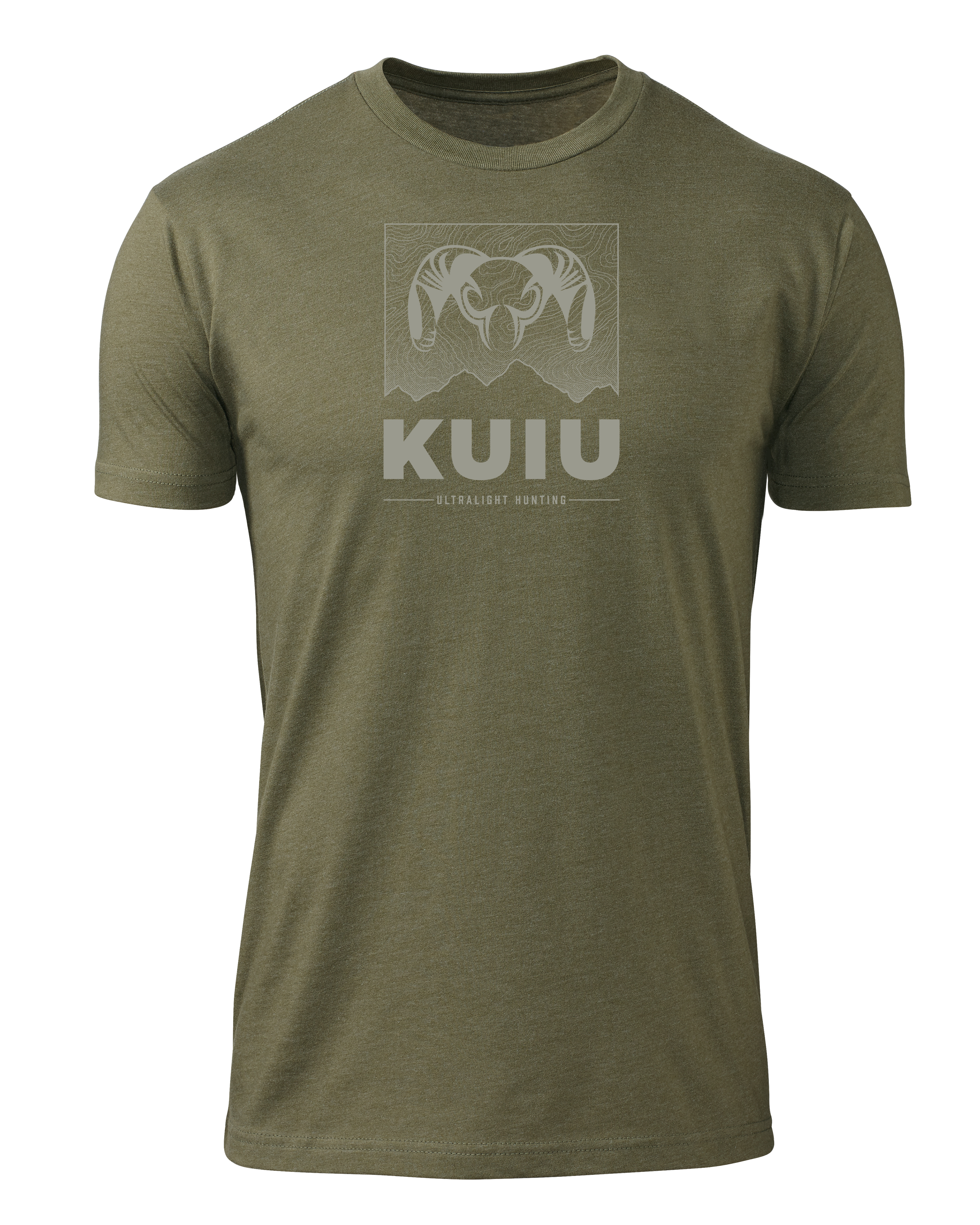 KUIU Topo Mountain T-Shirt | Military Green