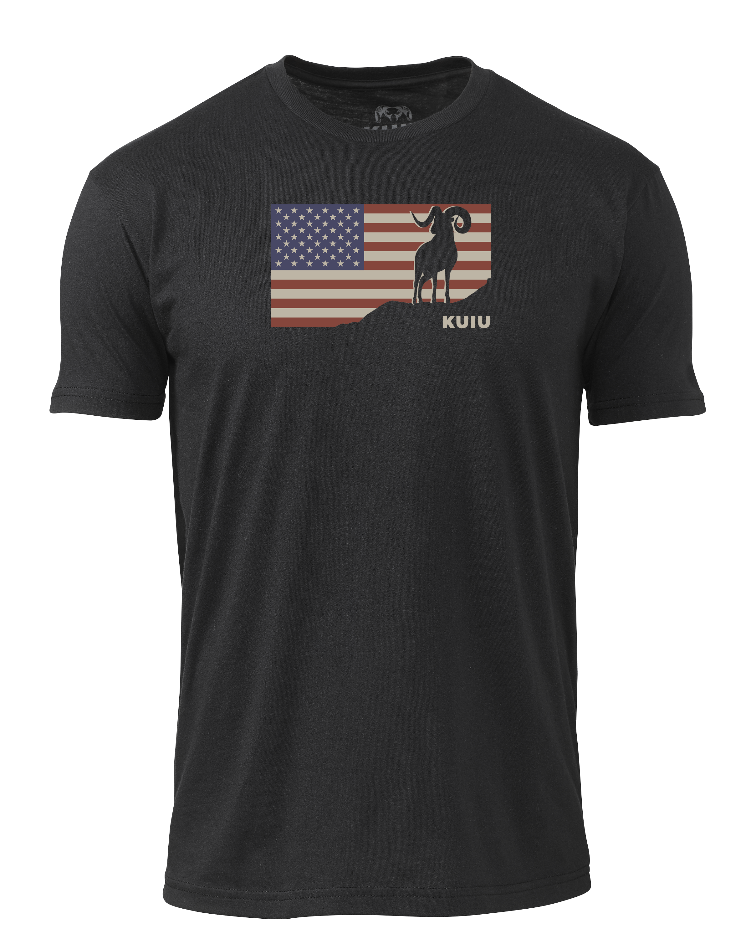 KUIU Ram Flag T-Shirt | Black