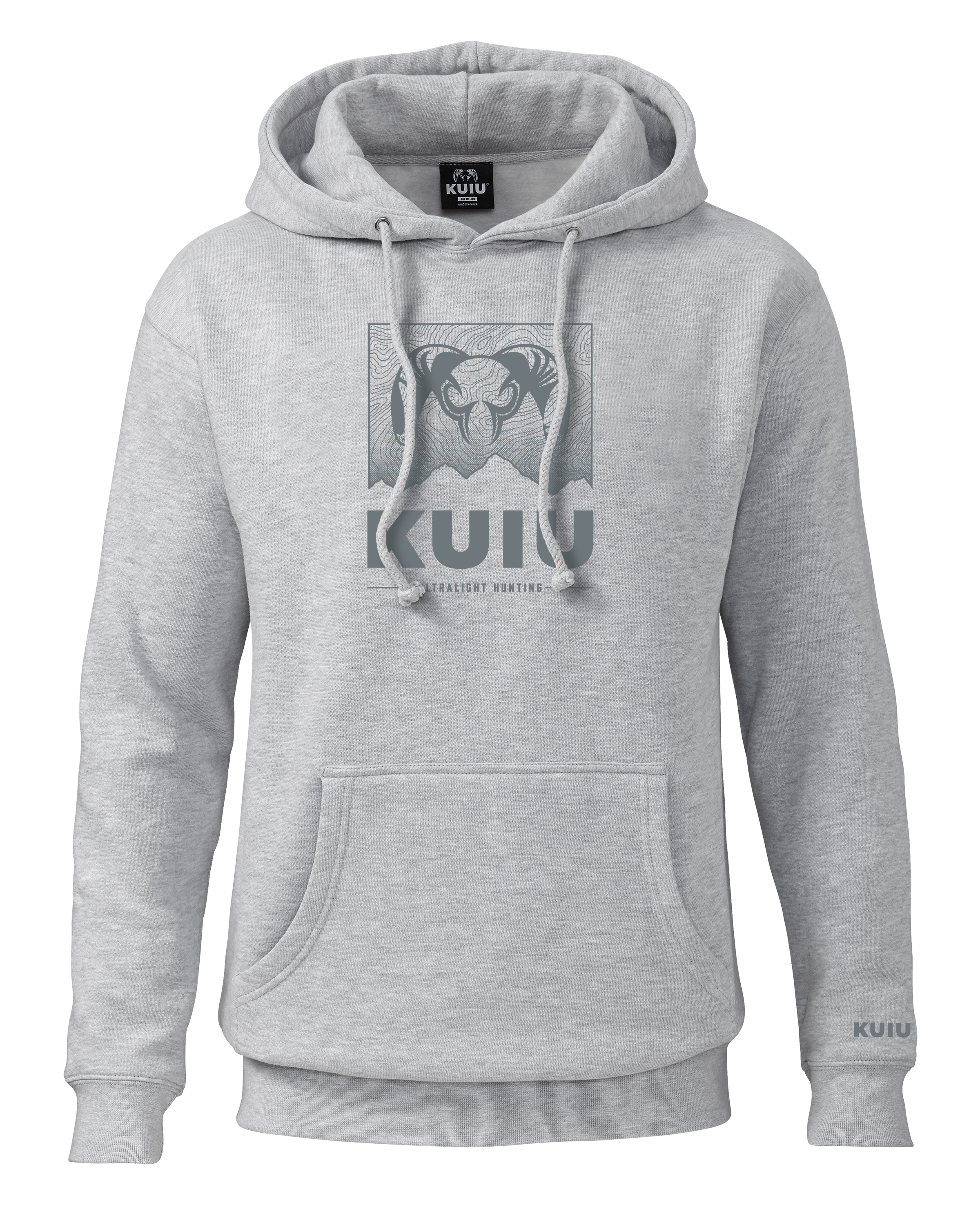 KUIU Topo Mountain Hoodie | Heather Grey