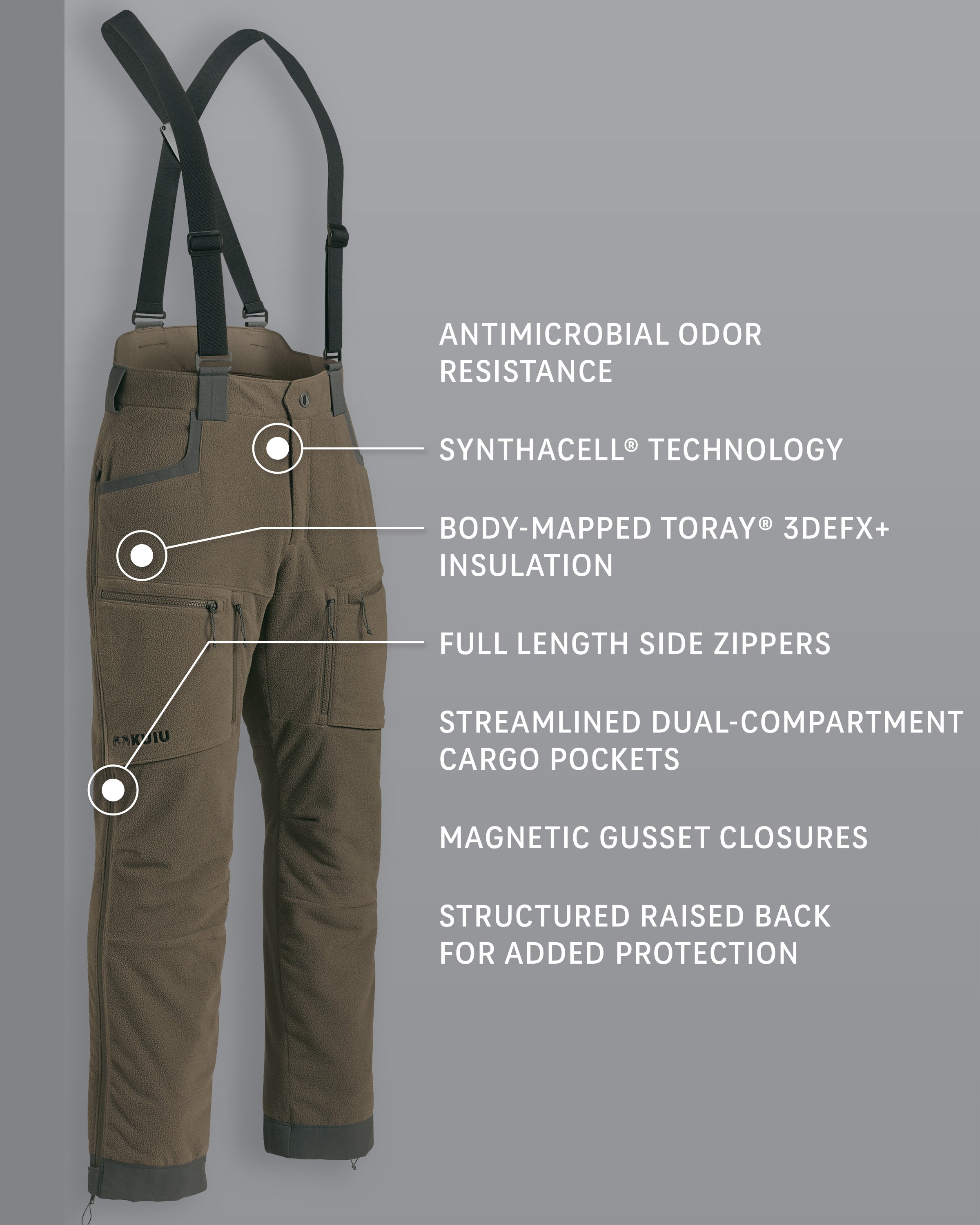Alternative view of KUIU Proximity Insulated Pant | Ash