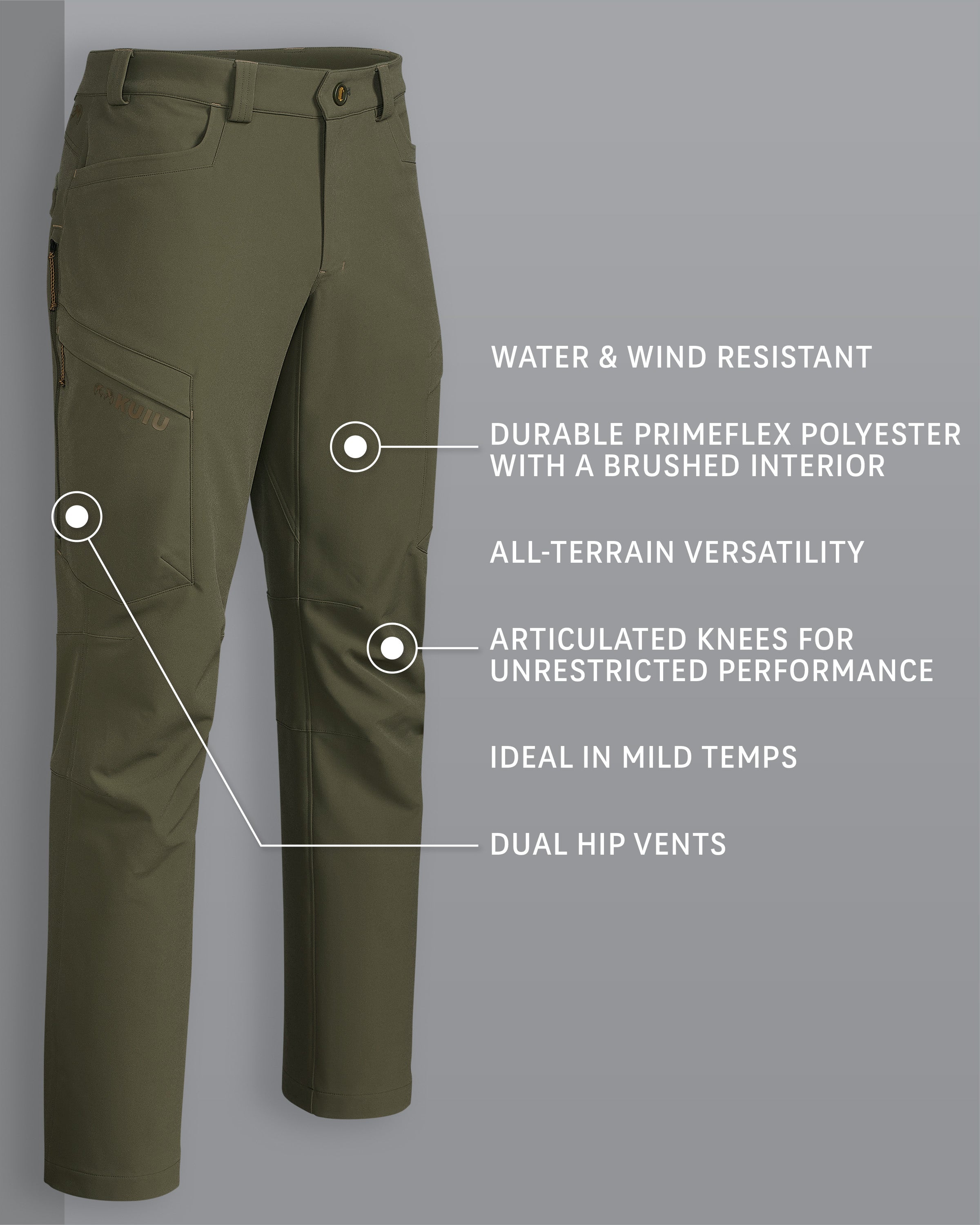 Alternative view of Attack Pant | Evergreen