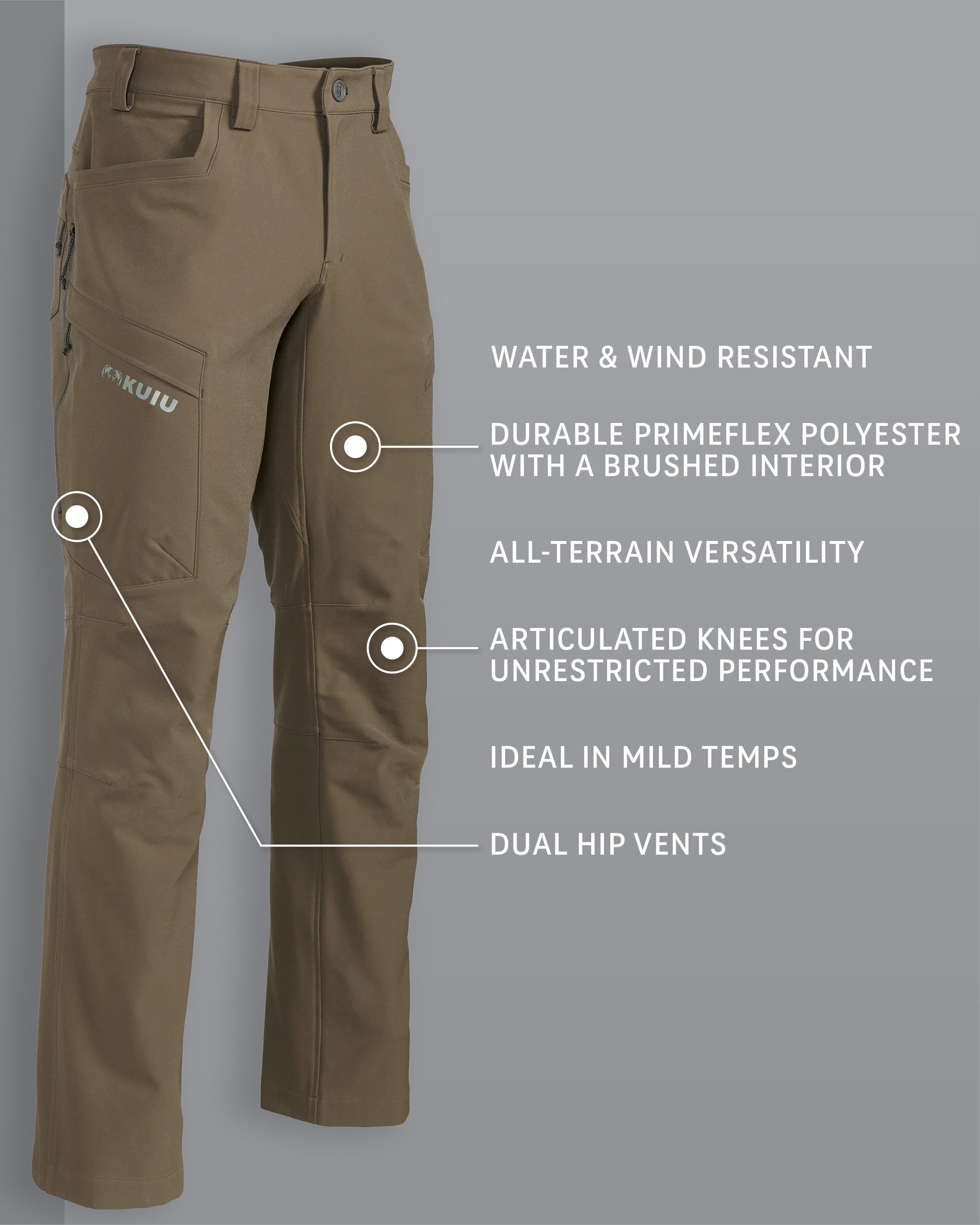 Alternative view of Attack Pant | Major Brown