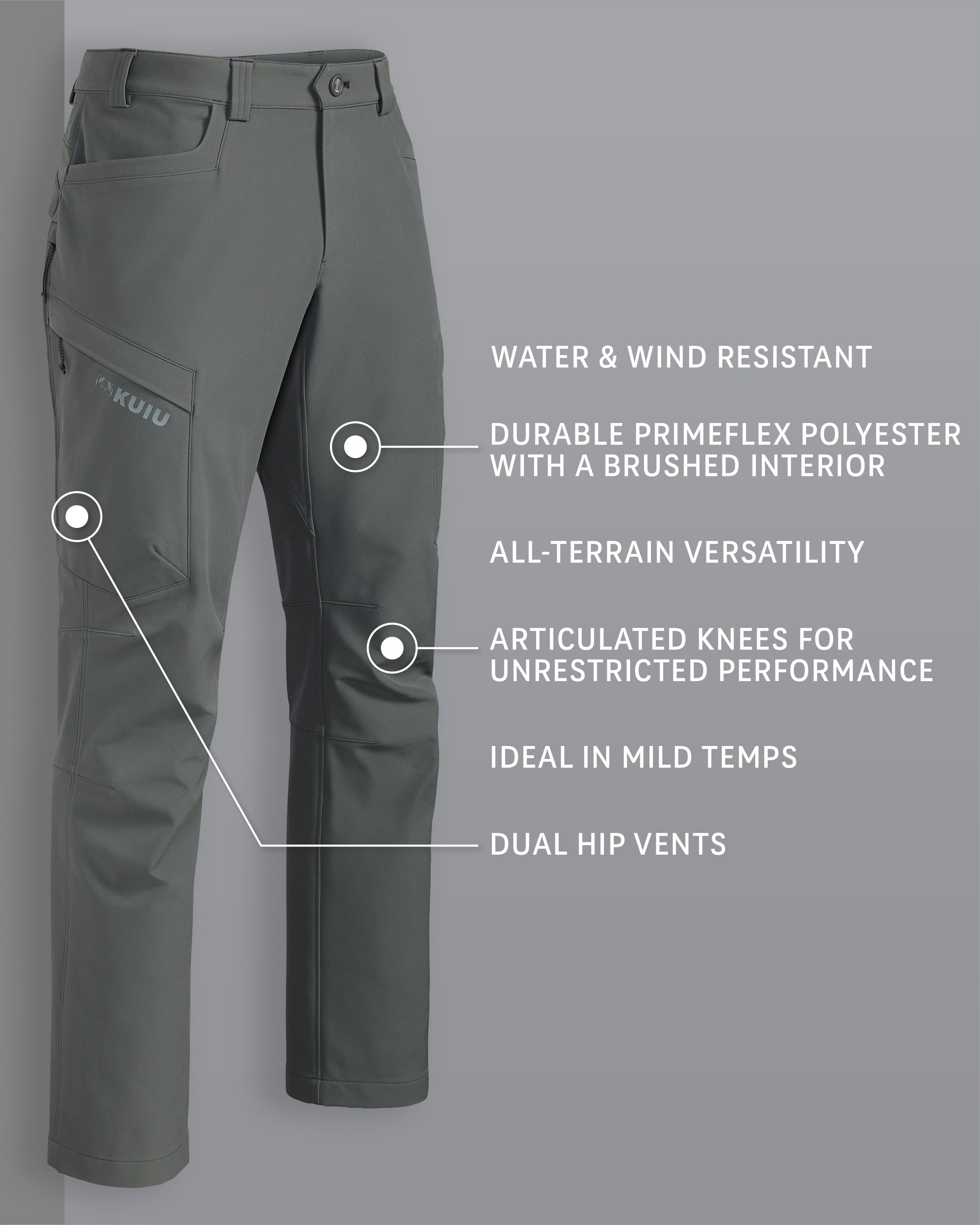 Alternative view of Attack Pant | Stone