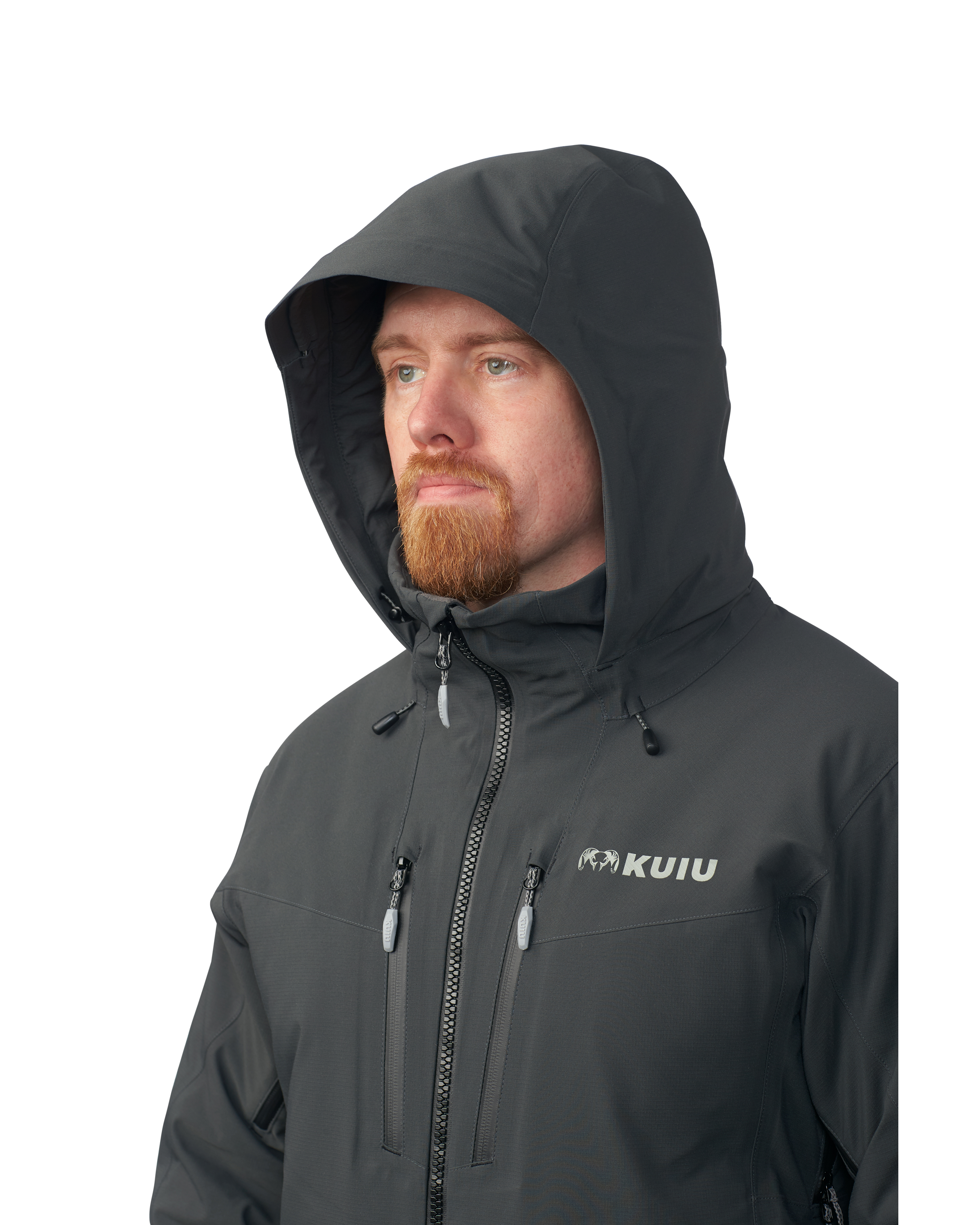 KUIU Kutana Gale Force Hooded Jacket | Gunmetal - Image 6