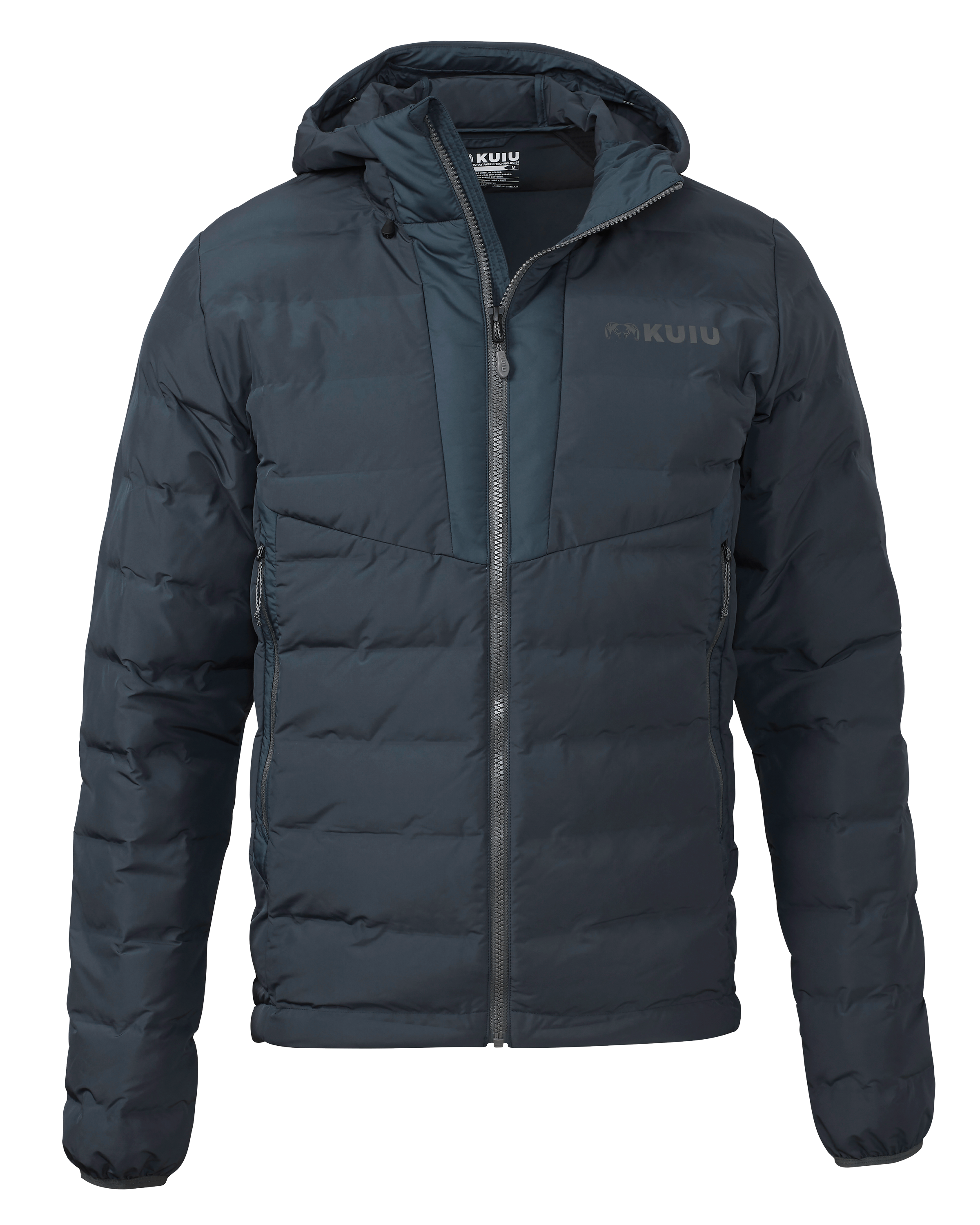 Outlet Elements Hooded Jacket | Steel Blue