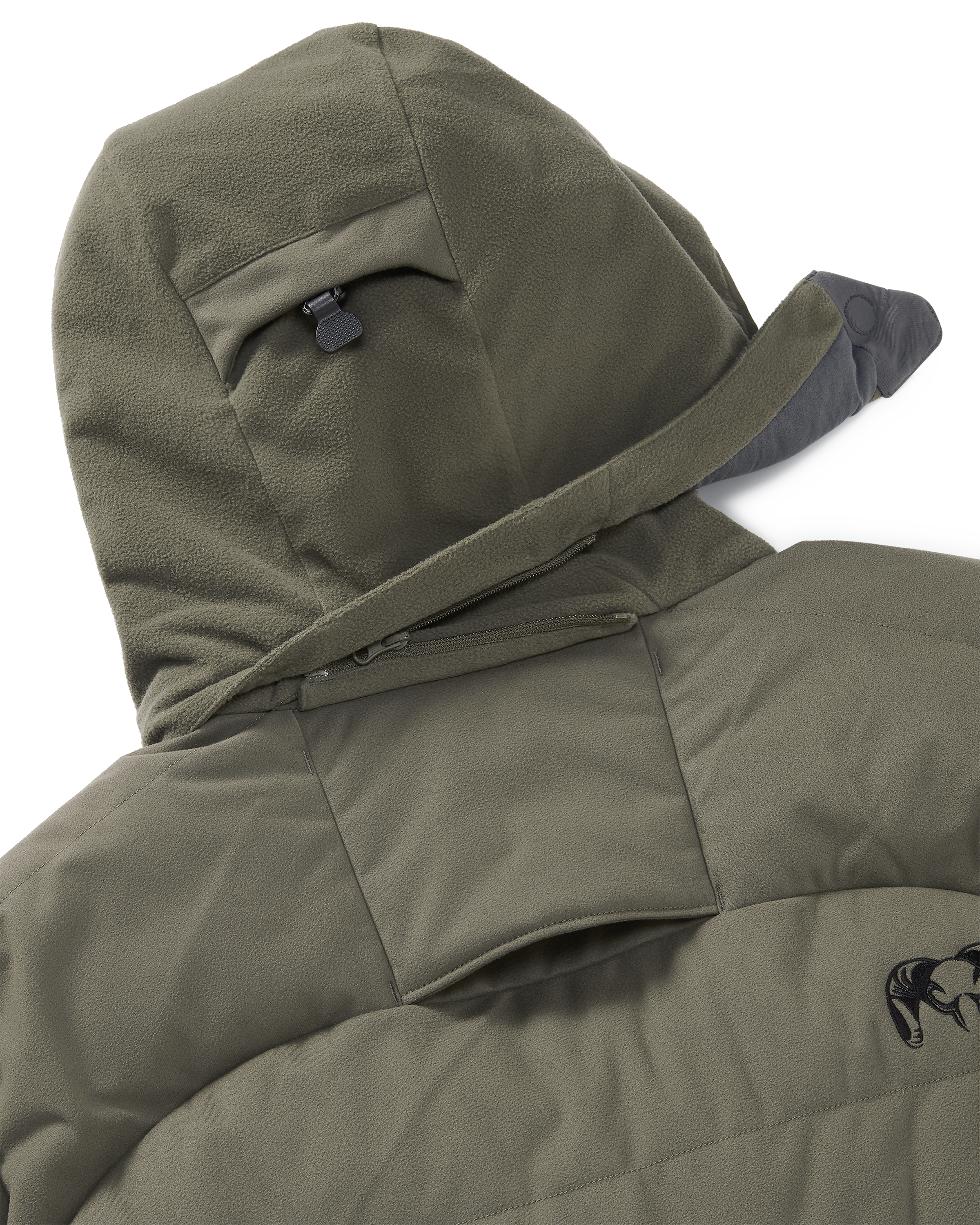 Super Down Haven Hooded Jacket | Ash - Image 3