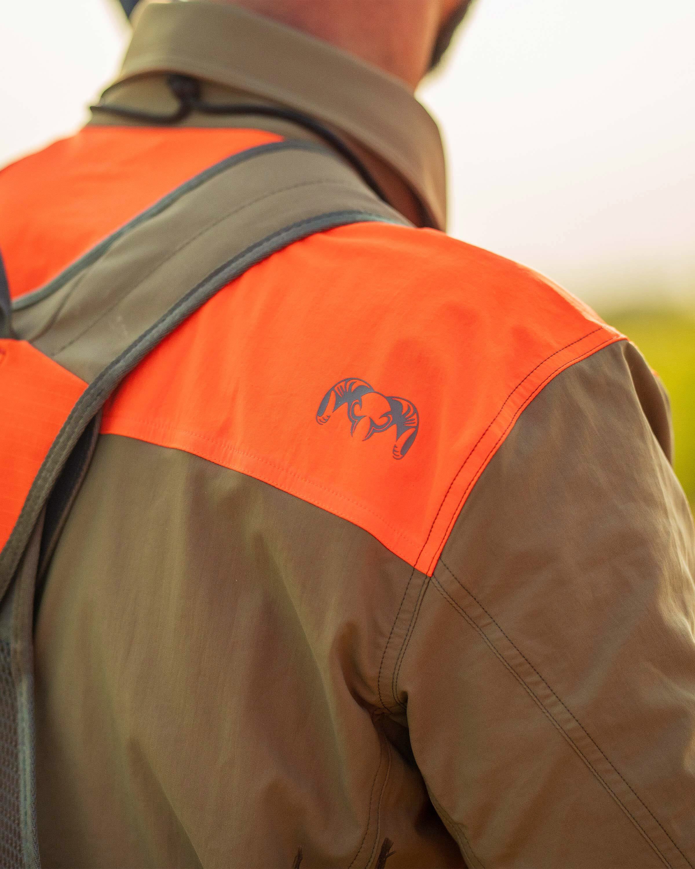 Upland Sporter Shirt | Khaki/Blaze Orange - Image 10