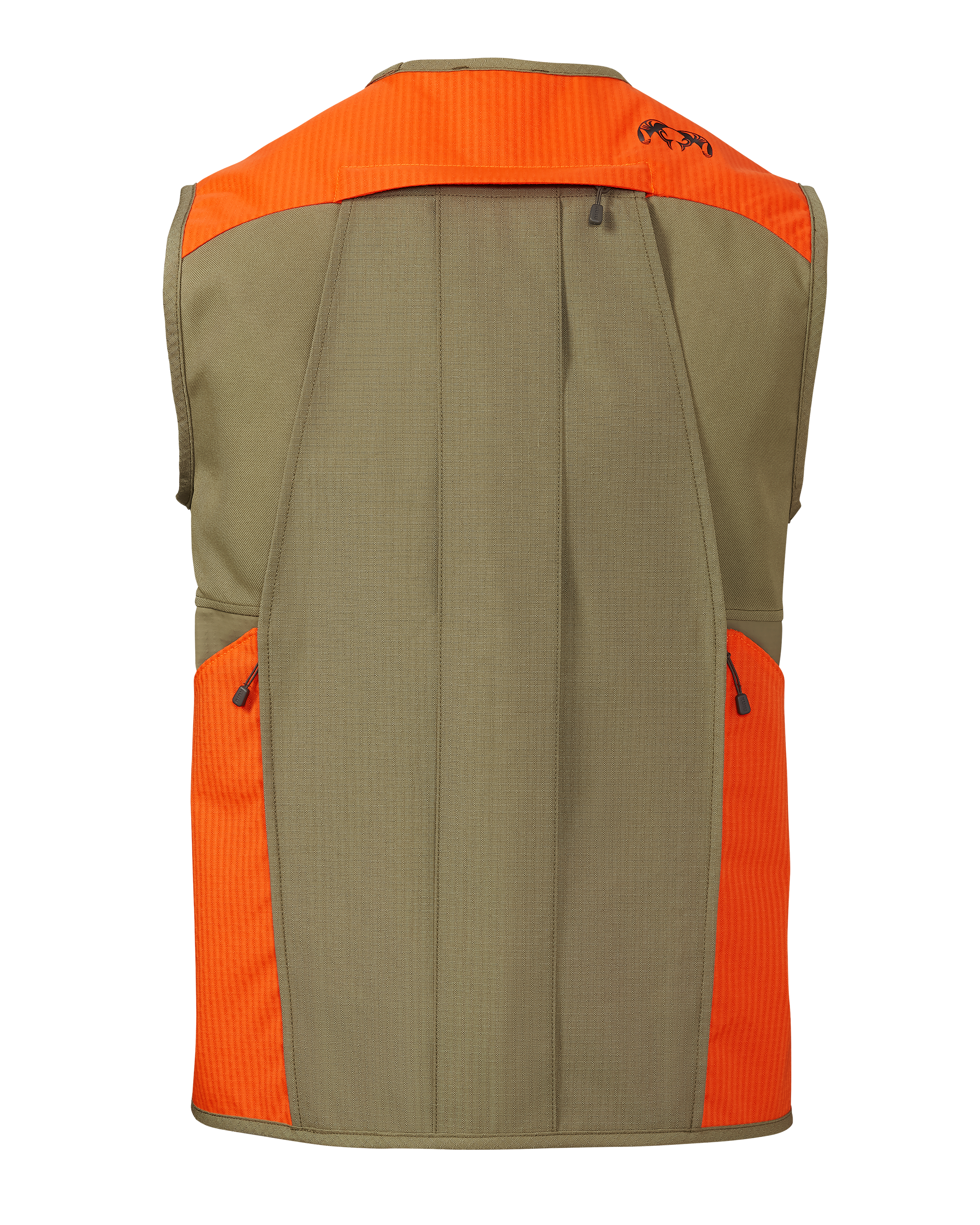 Alternative view of Core Upland Vest | Khaki/Blaze Orange