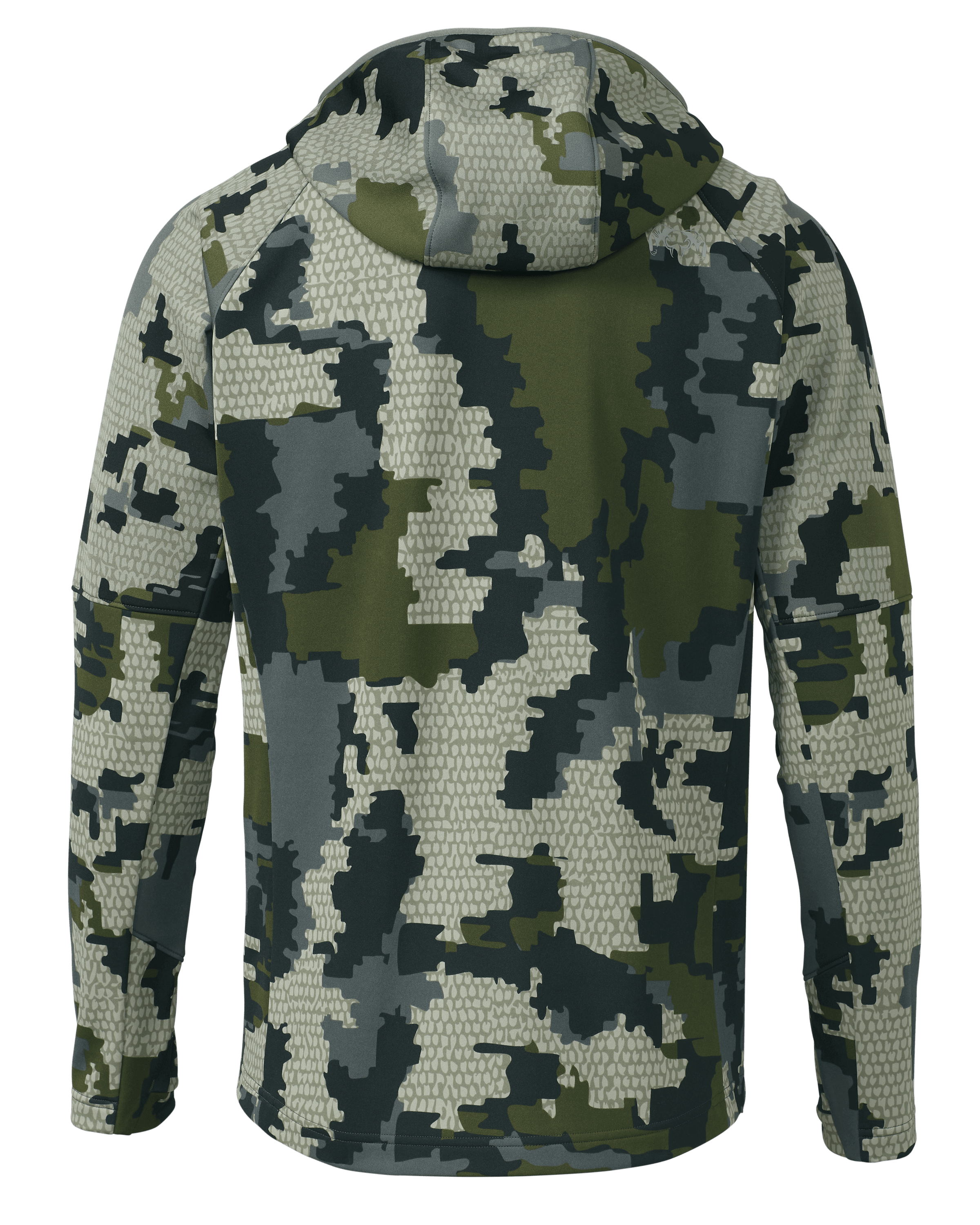 Alternative view of StrongFleece 235 Zip-T Hoodie | Verde