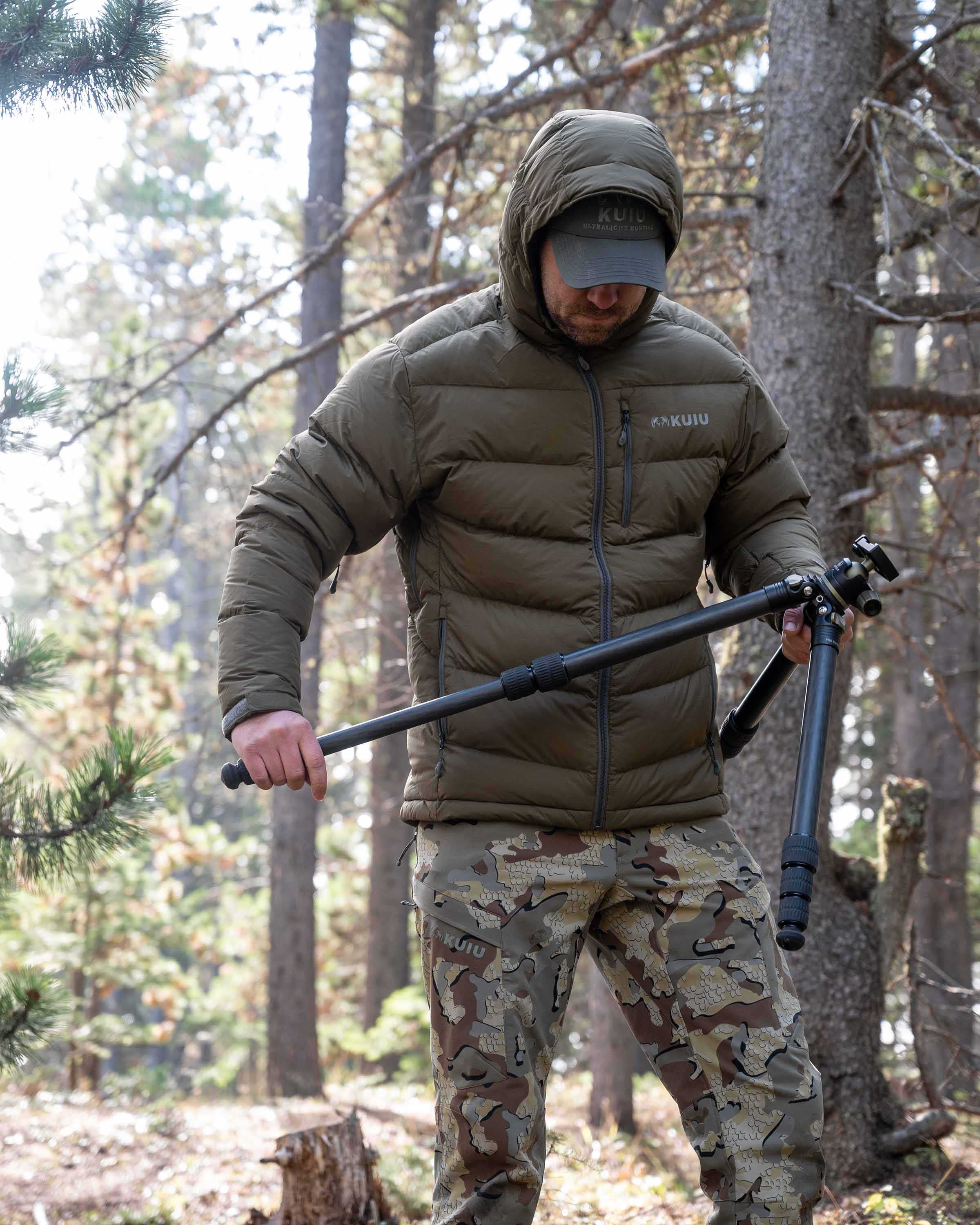 Super Down PRO Hooded Jacket | Bourbon - Image 5