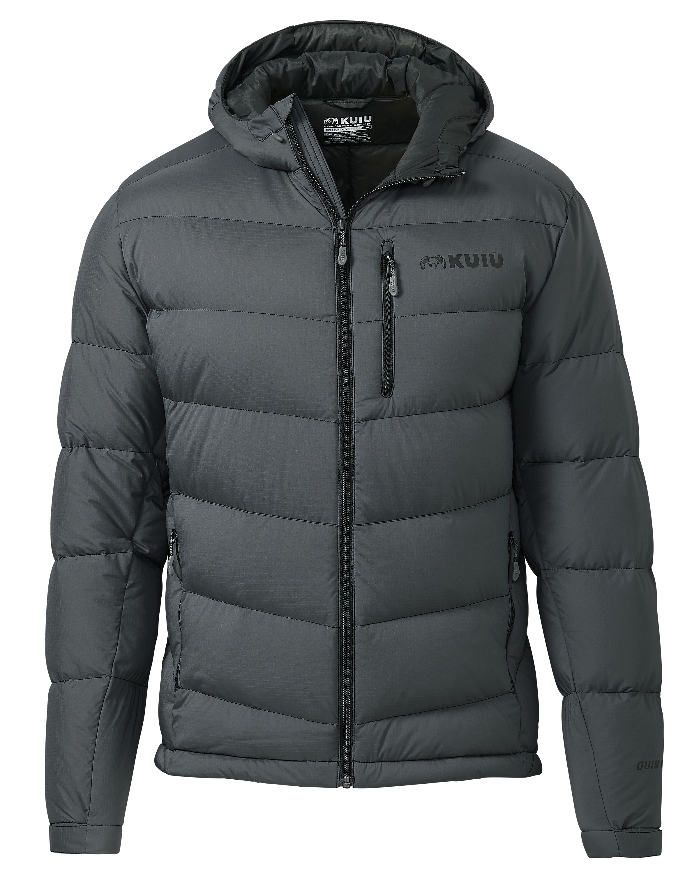 Super Down PRO Hooded Jacket | Gunmetal