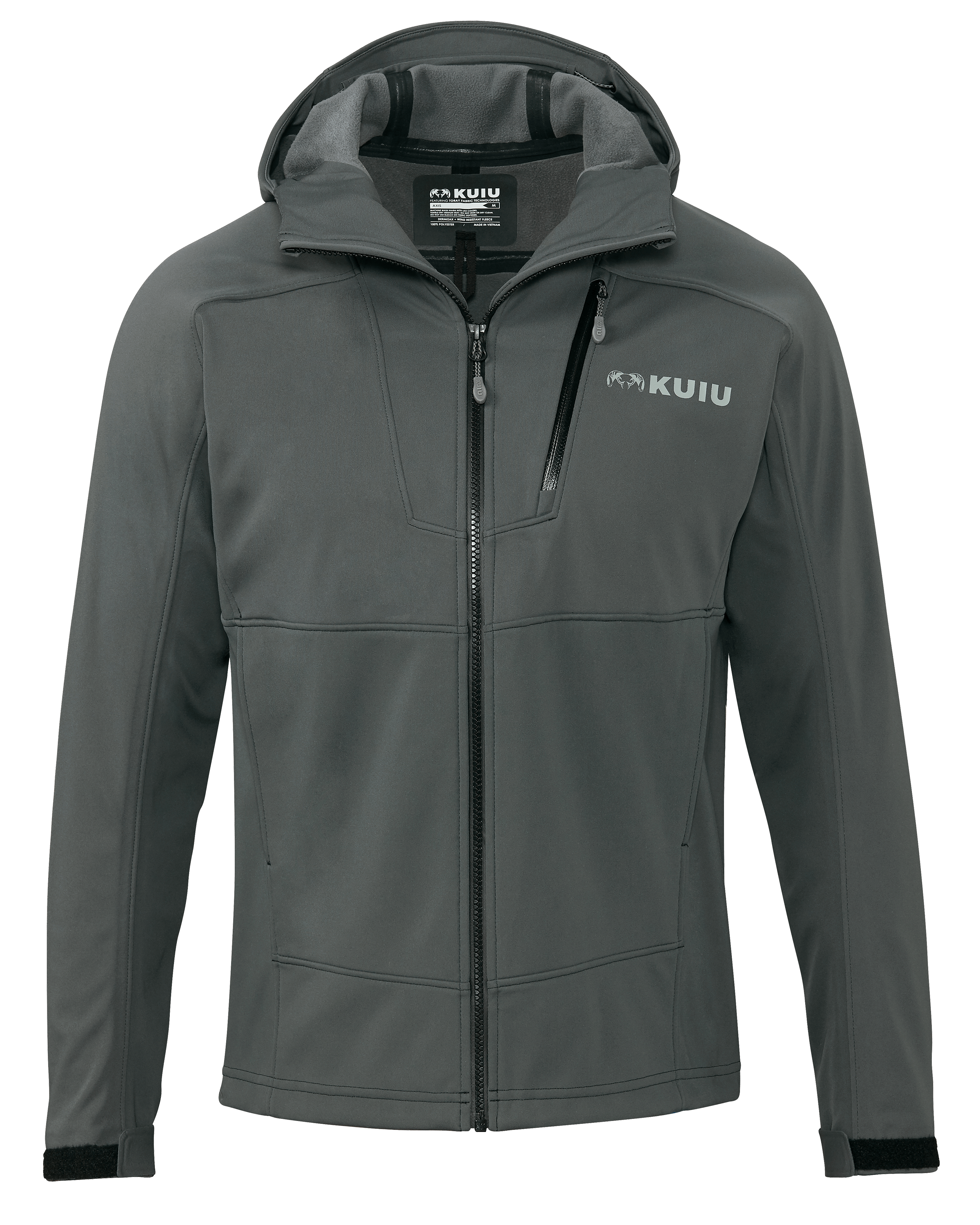 Axis Hybrid Hooded Jacket | Gunmetal