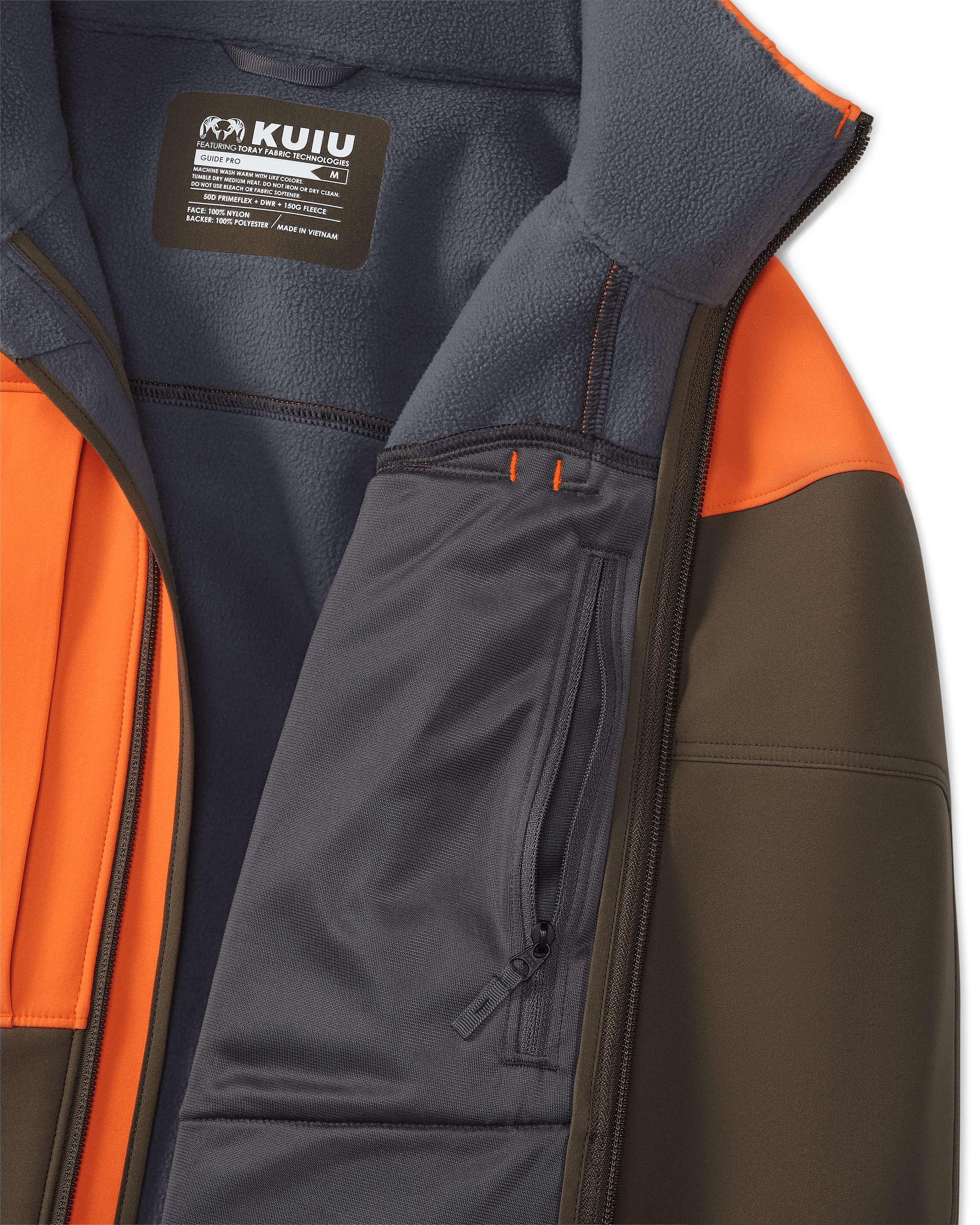 Guide PRO Hooded Jacket | Blaze/Major Brown - Image 7