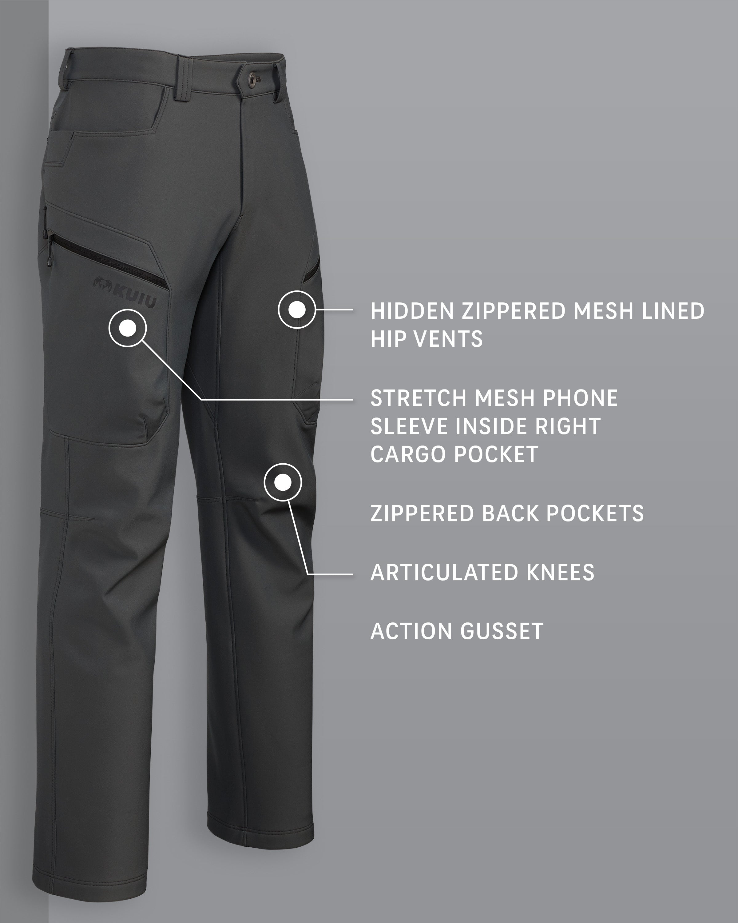 Alternative view of Guide PRO Pant | Gunmetal