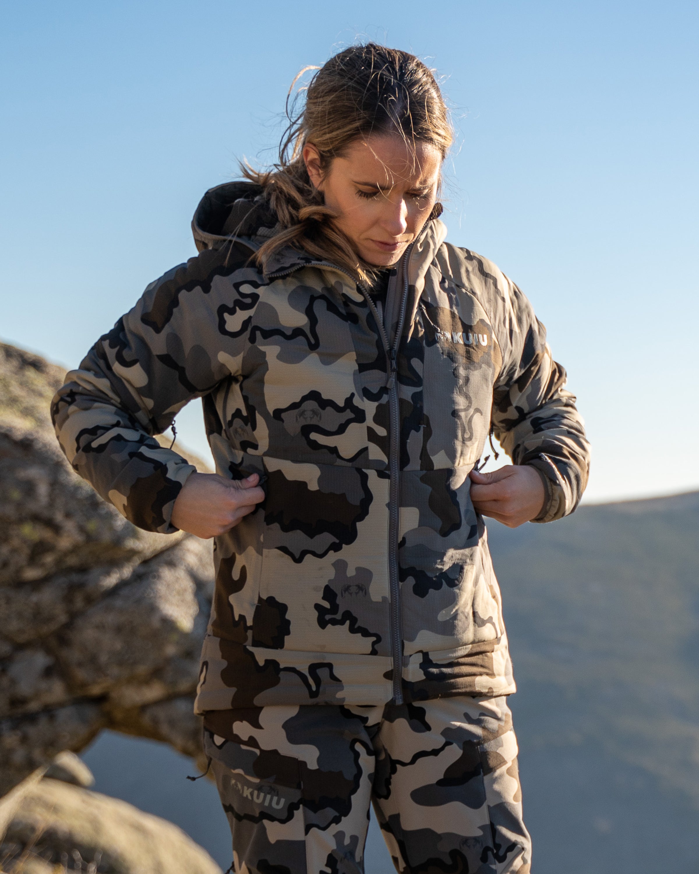 Outlet Women's Kenai Hooded Jacket | Gunmetal - Image 5