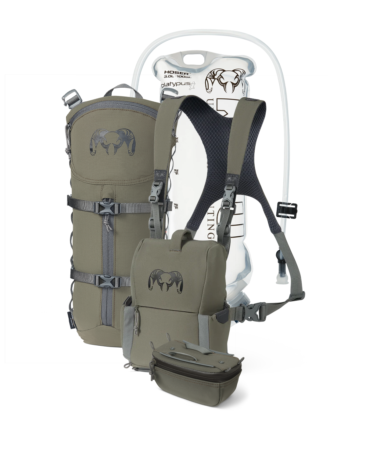 PRO G3 Bino Hydration Set | Ash