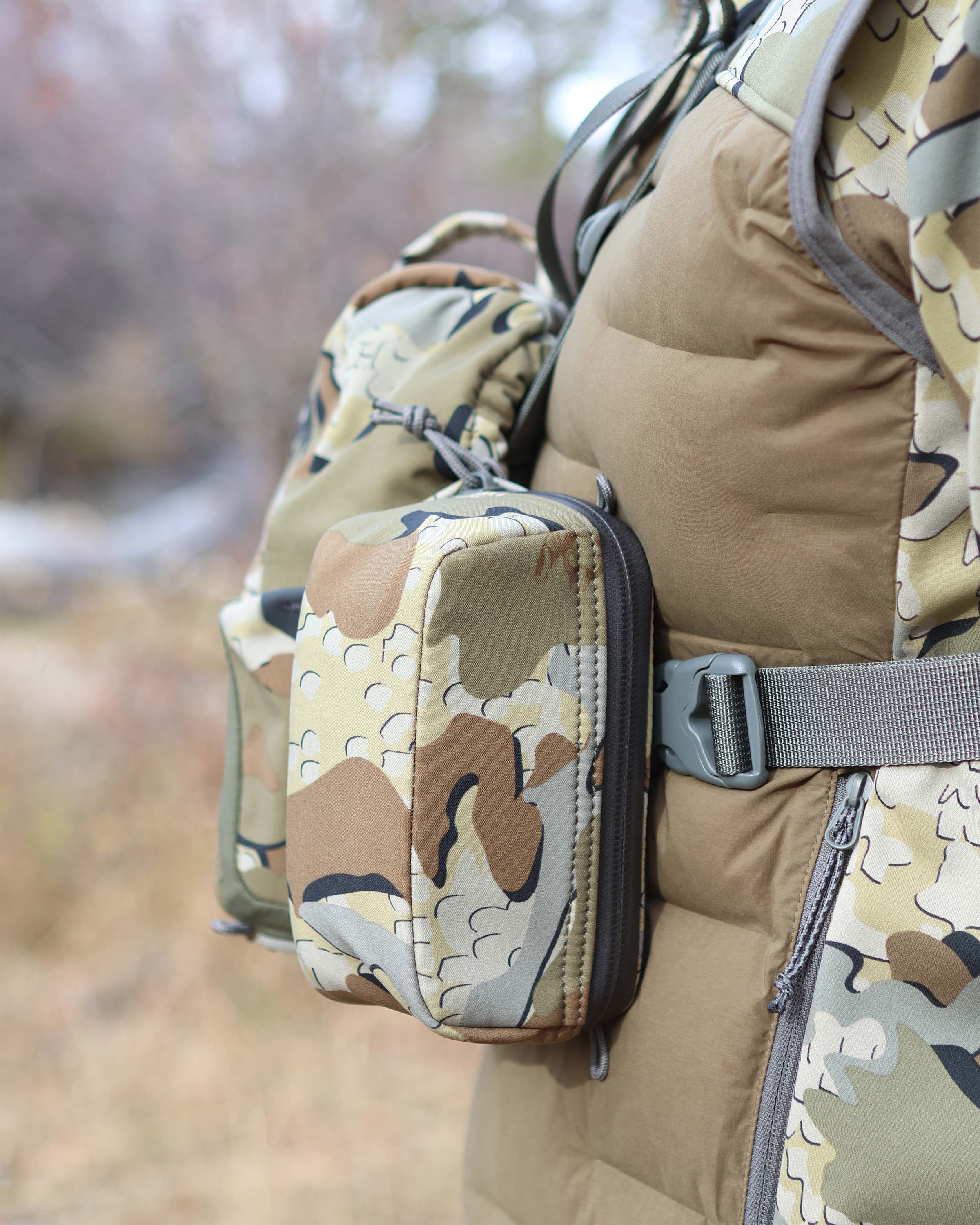 PRO G3 Bino Harness Accessory Pocket | Verde - Image 8