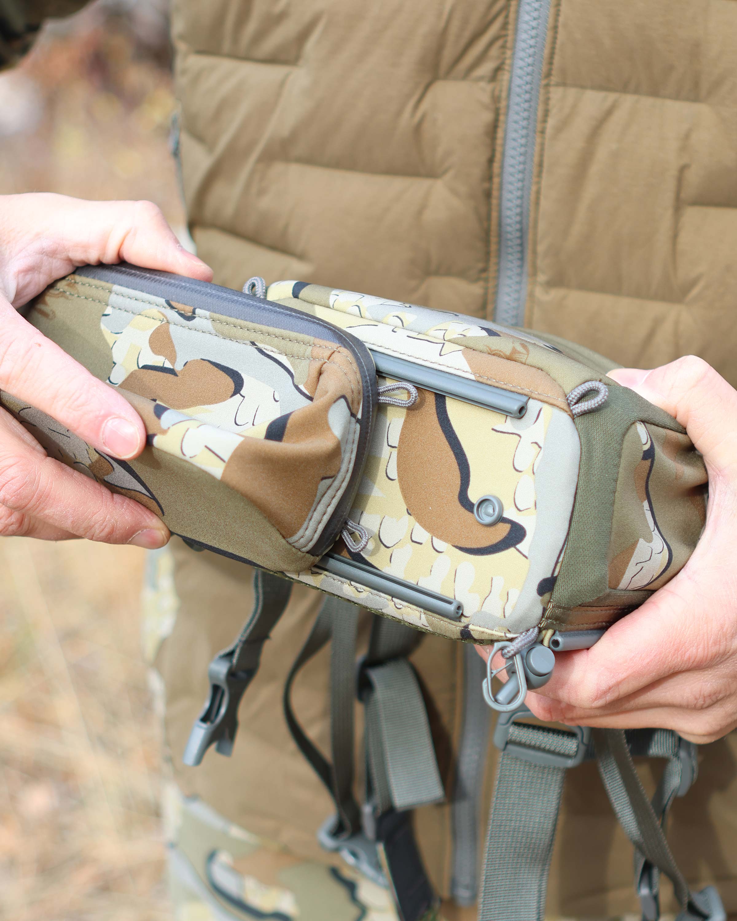 PRO G3 Bino Harness Accessory Pocket | Verde - Image 5