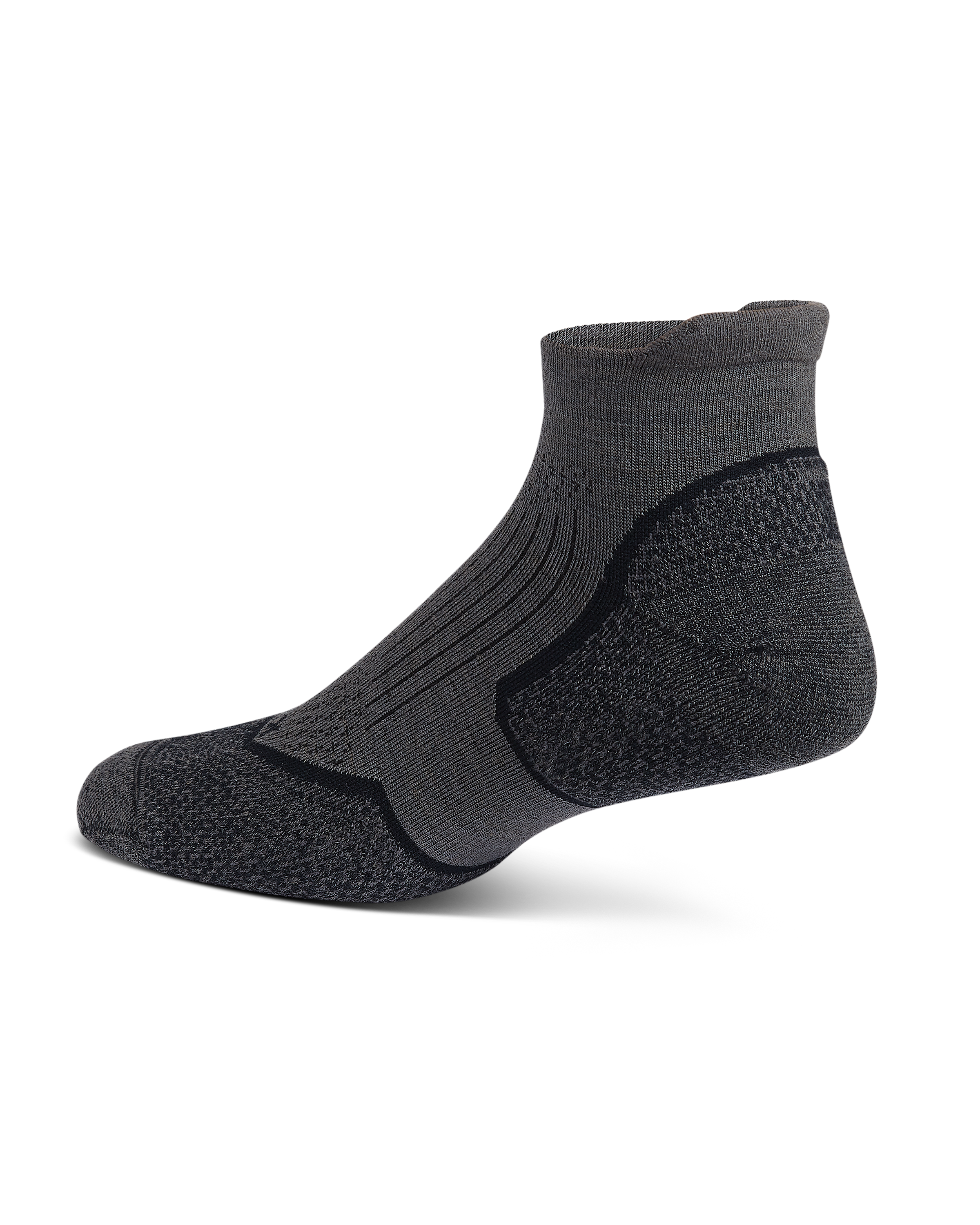 Alternative view of Merino 200N Lightweight Ankle Sock | Gunmetal