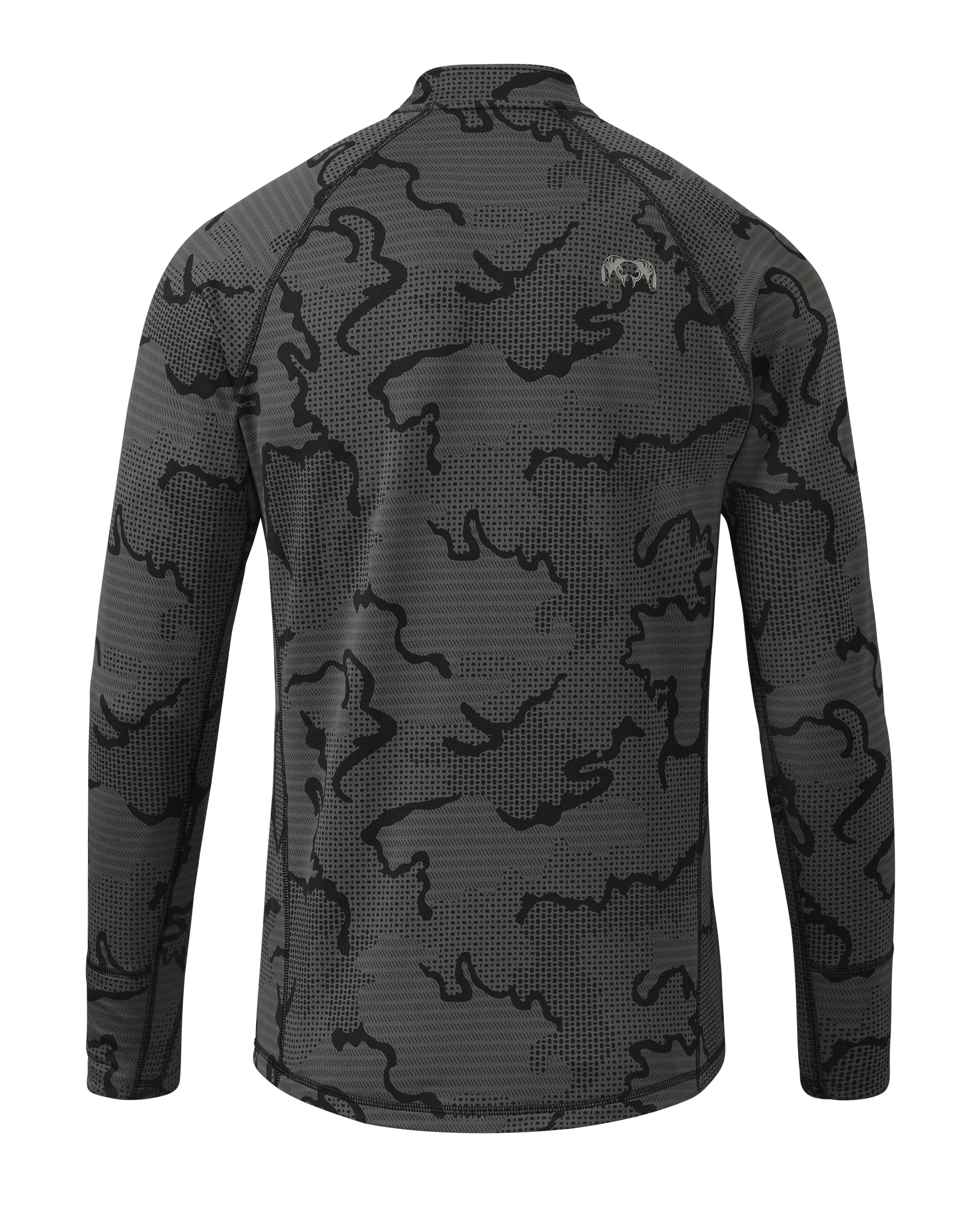 Alternative view of Ridgepoint Fleece Henley | Black Tonal