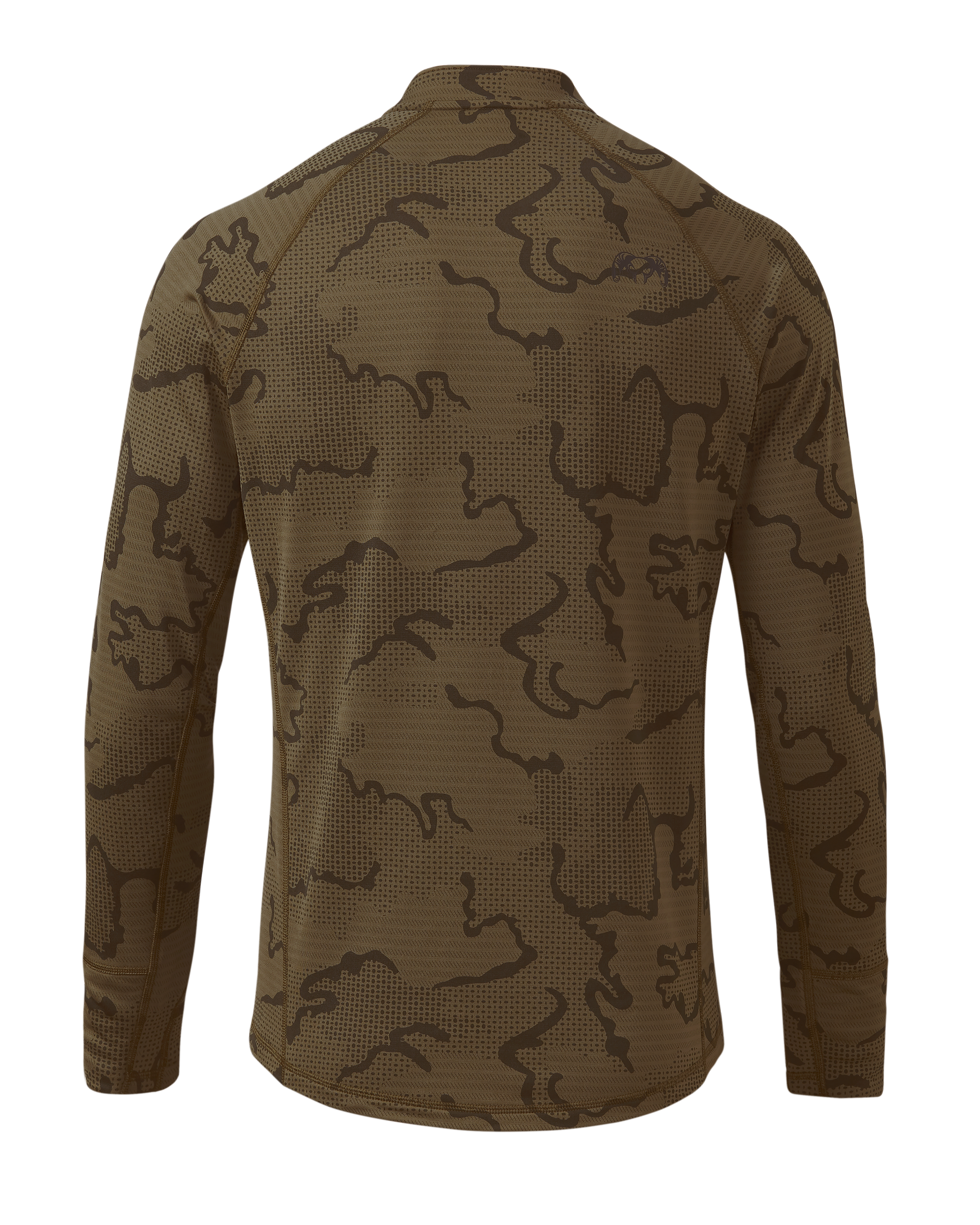 Alternative view of Ridgepoint Fleece Henley | Coyote Brown Tonal