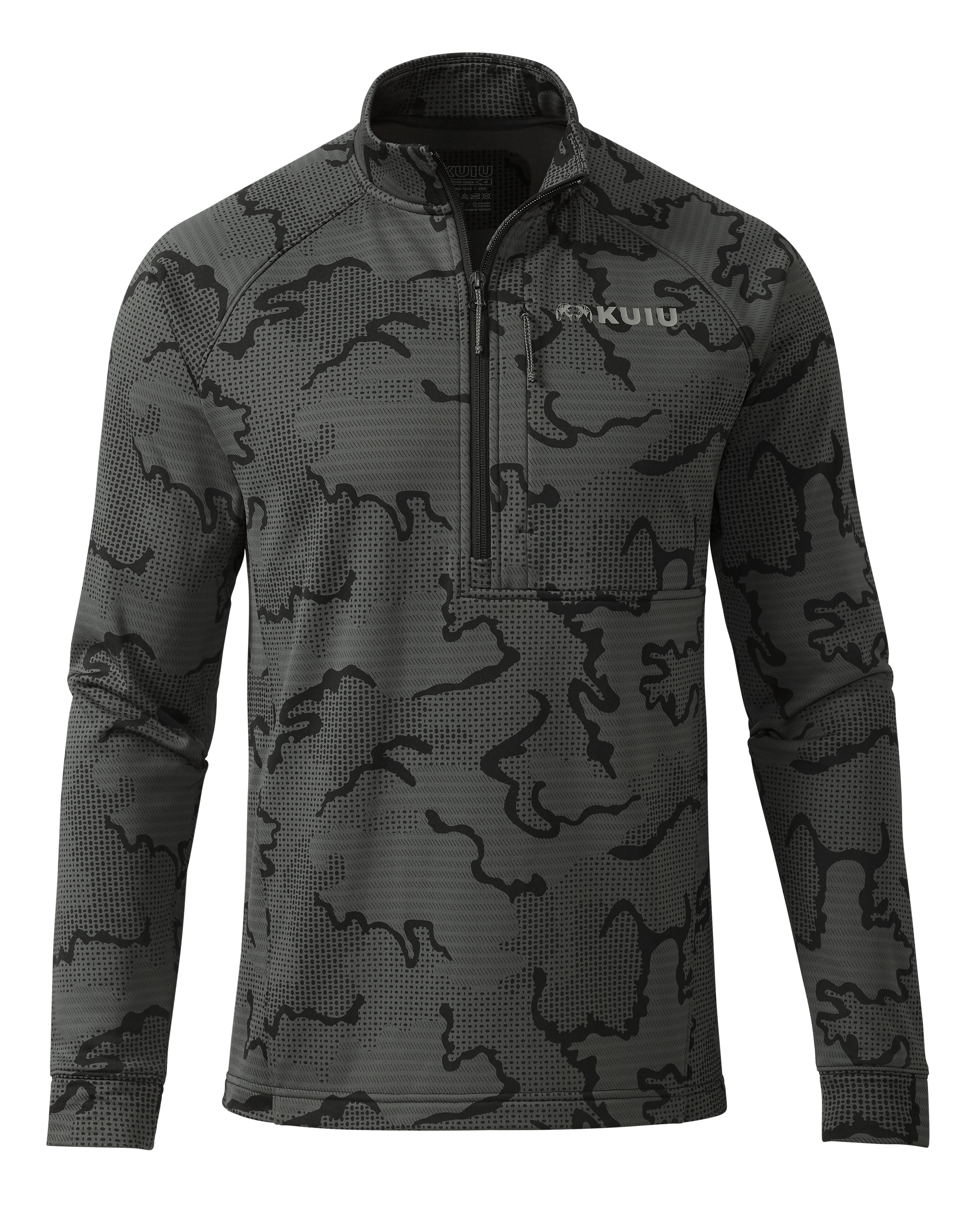 Ridgepoint Fleece Zip-T | Black Tonal