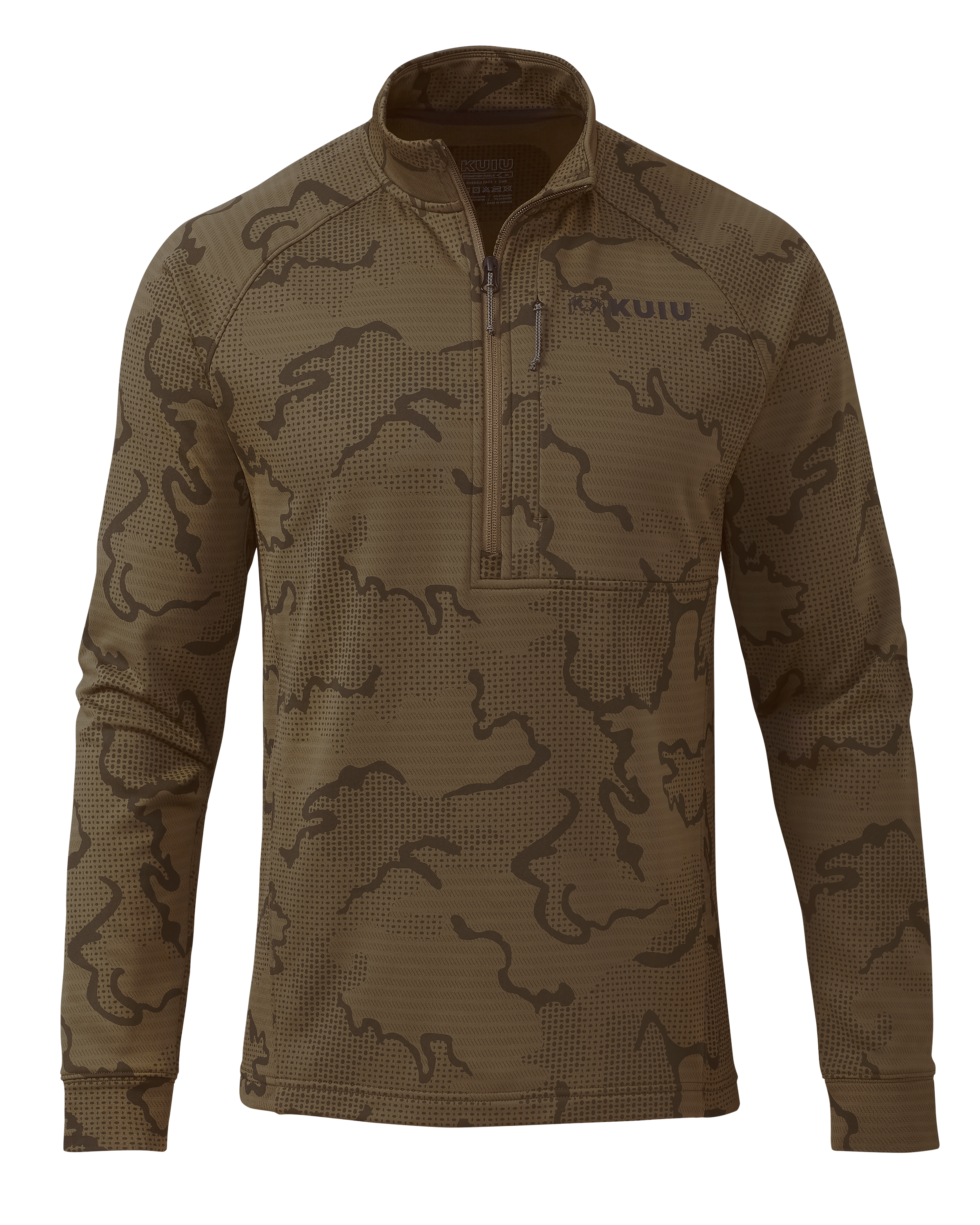 Ridgepoint Fleece Zip-T | Coyote Brown Tonal