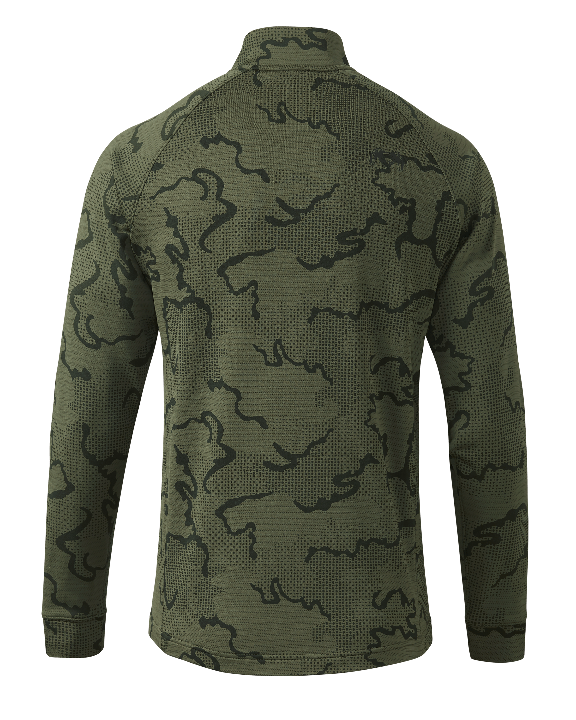 Alternative view of Ridgepoint Fleece Zip-T | Olive Tonal