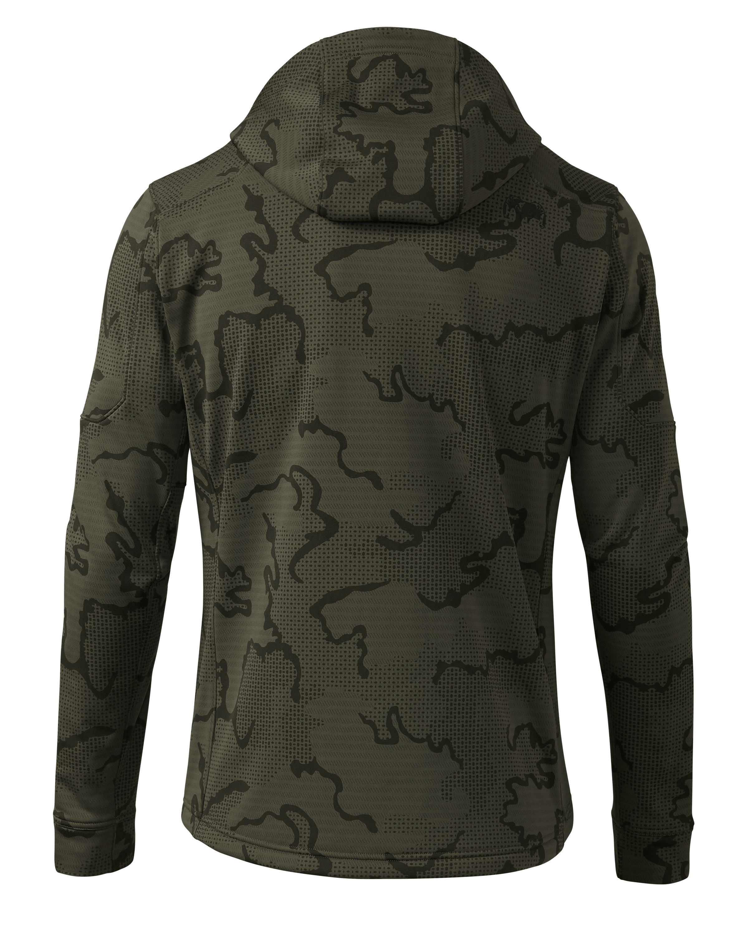 Alternative view of Ridgepoint Fleece Hoodie | Ash Tonal