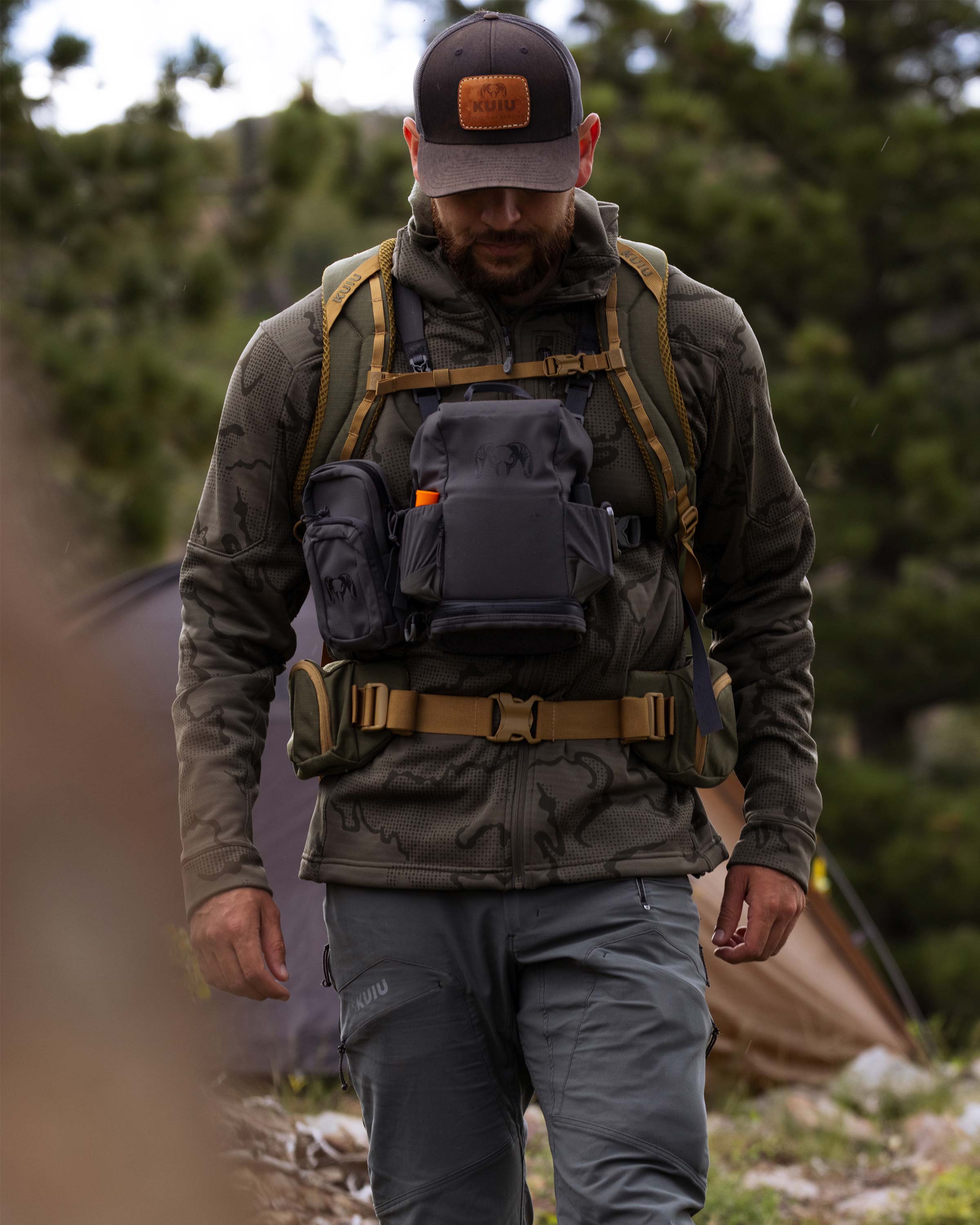 Ridgepoint Fleece Hoodie | Ash Tonal - Image 4
