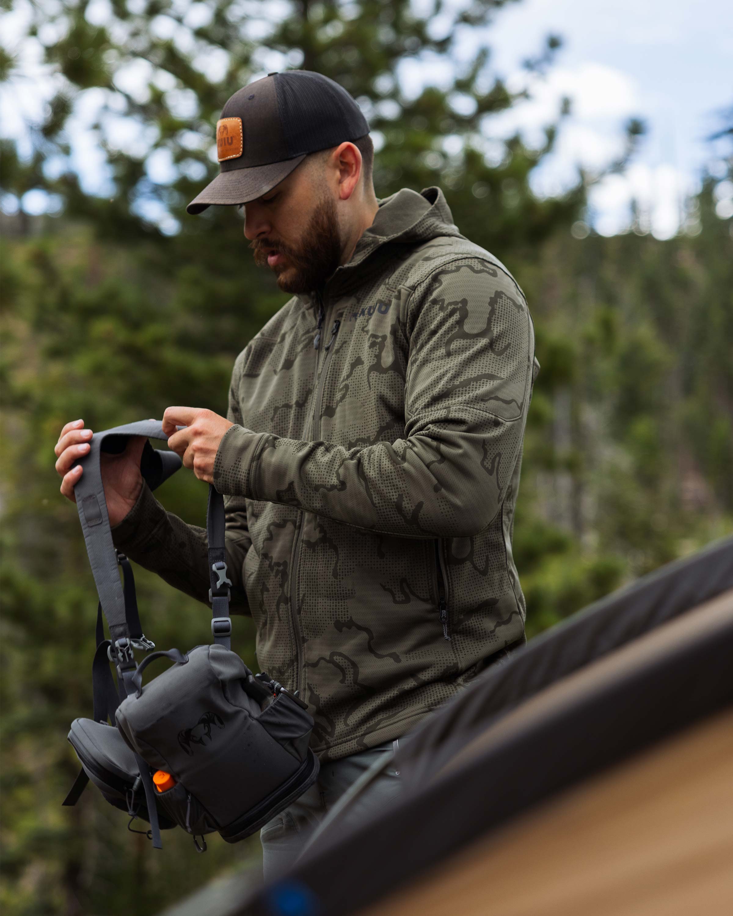 Ridgepoint Fleece Hoodie | Ash Tonal - Image 7
