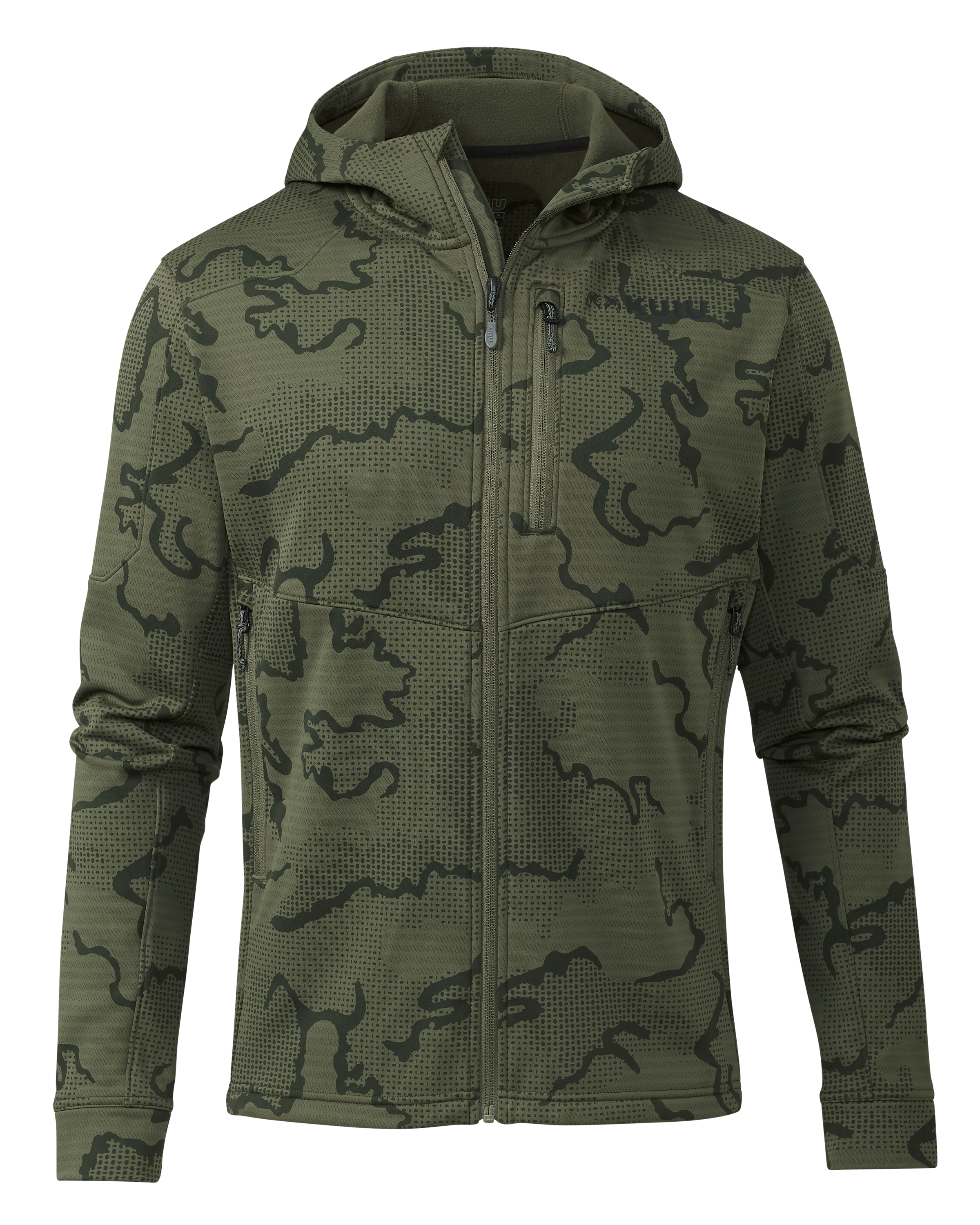 Ridgepoint Fleece Hoodie | Olive Tonal