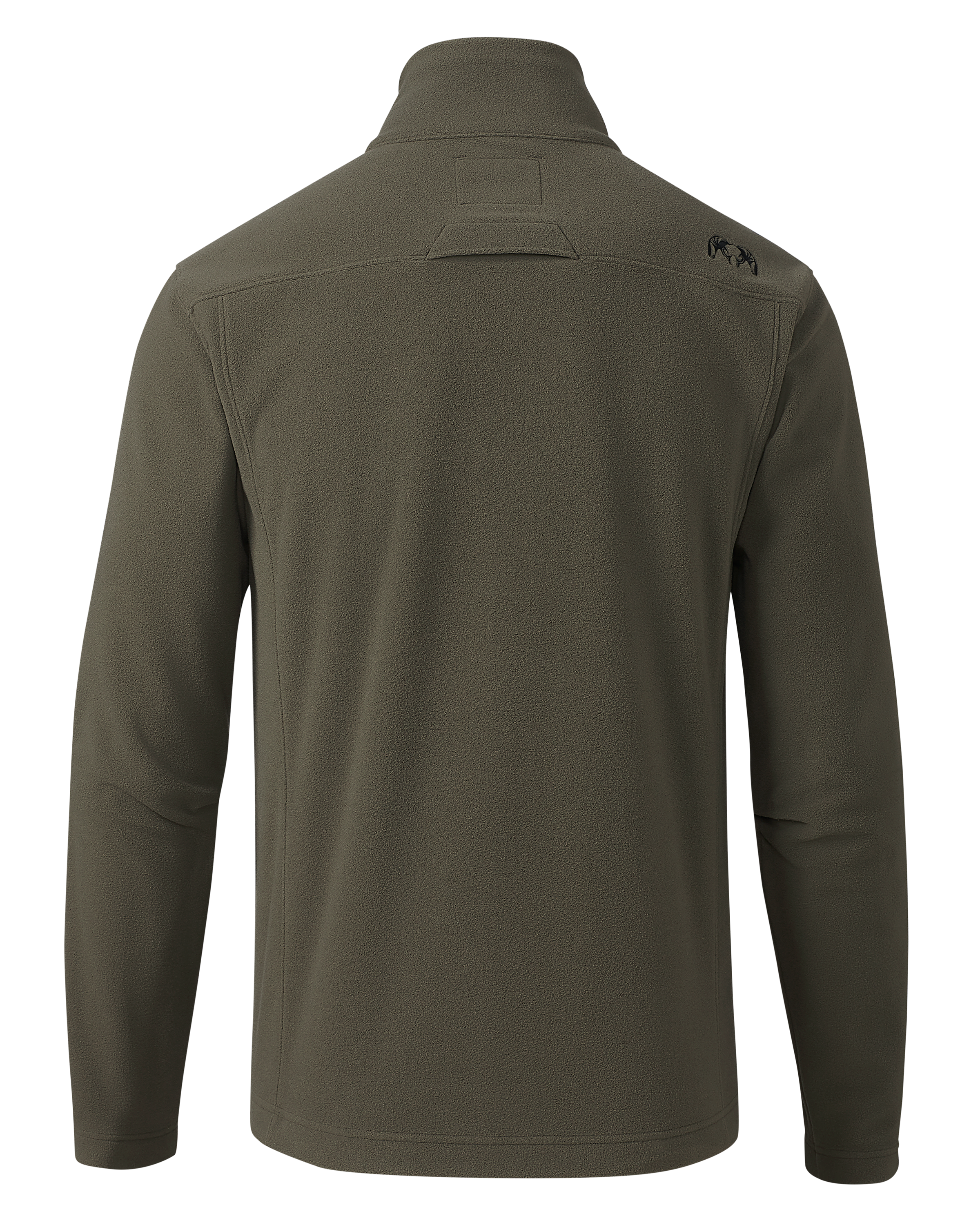 Alternative view of Border Fleece Full Zip | Ash