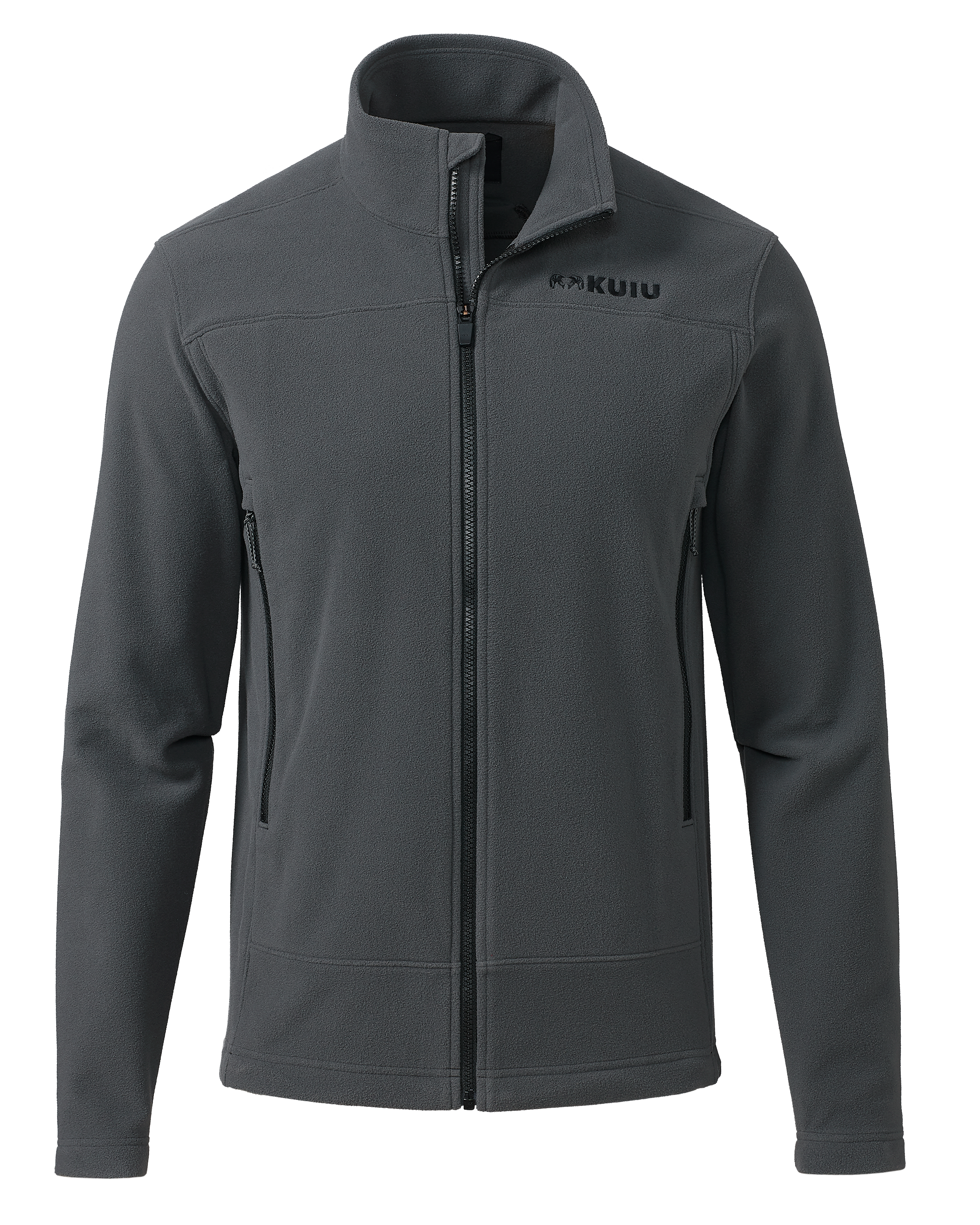 Border Fleece Full Zip | Gunmetal