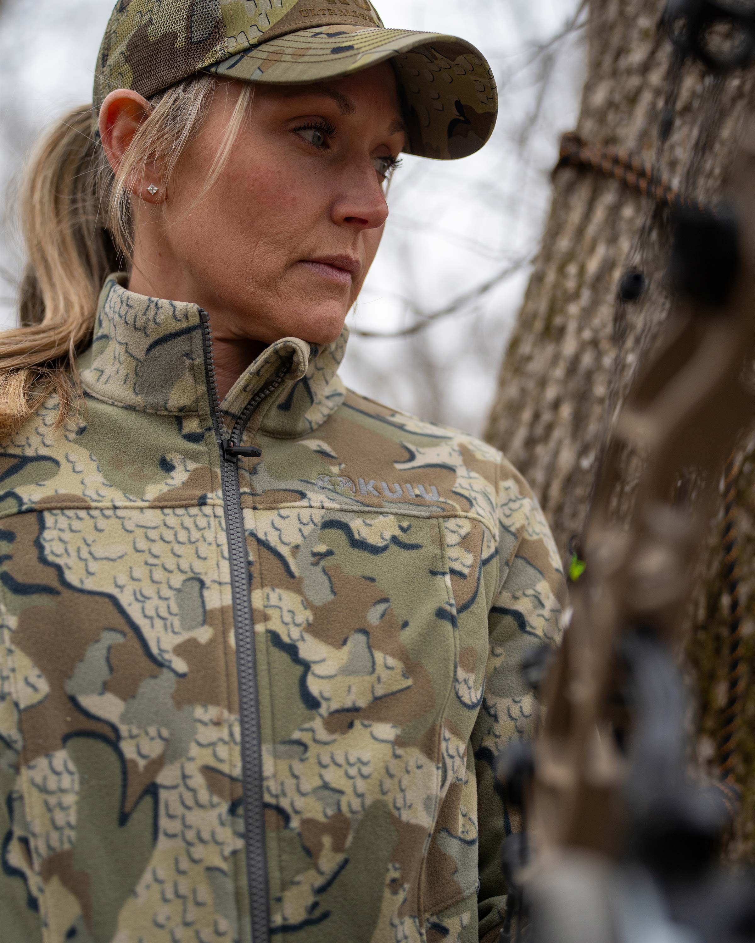 Women's Border Fleece Full Zip | Valo - Image 5