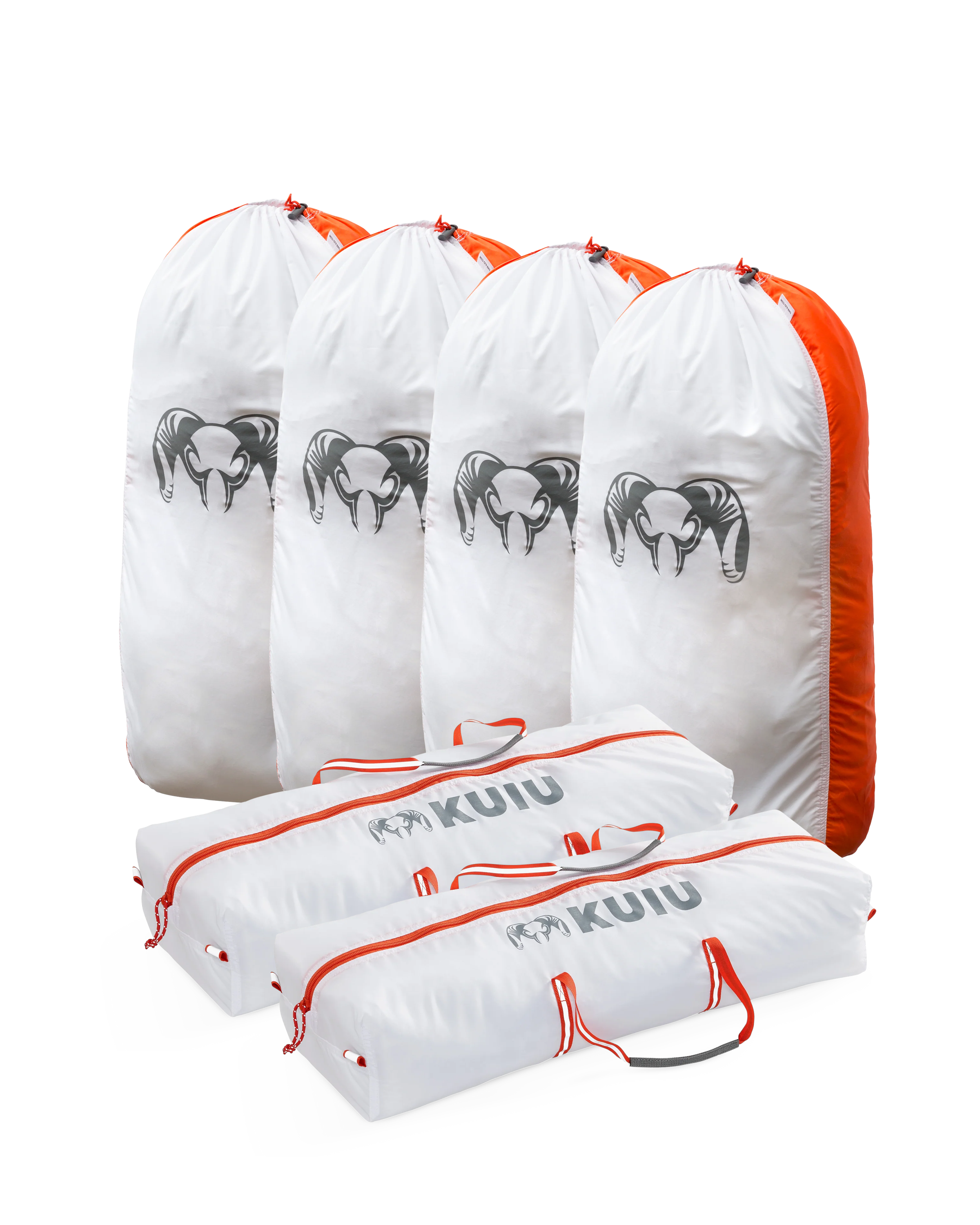 Large Deer/Sheep Medium Game Bag Set | White-Orange