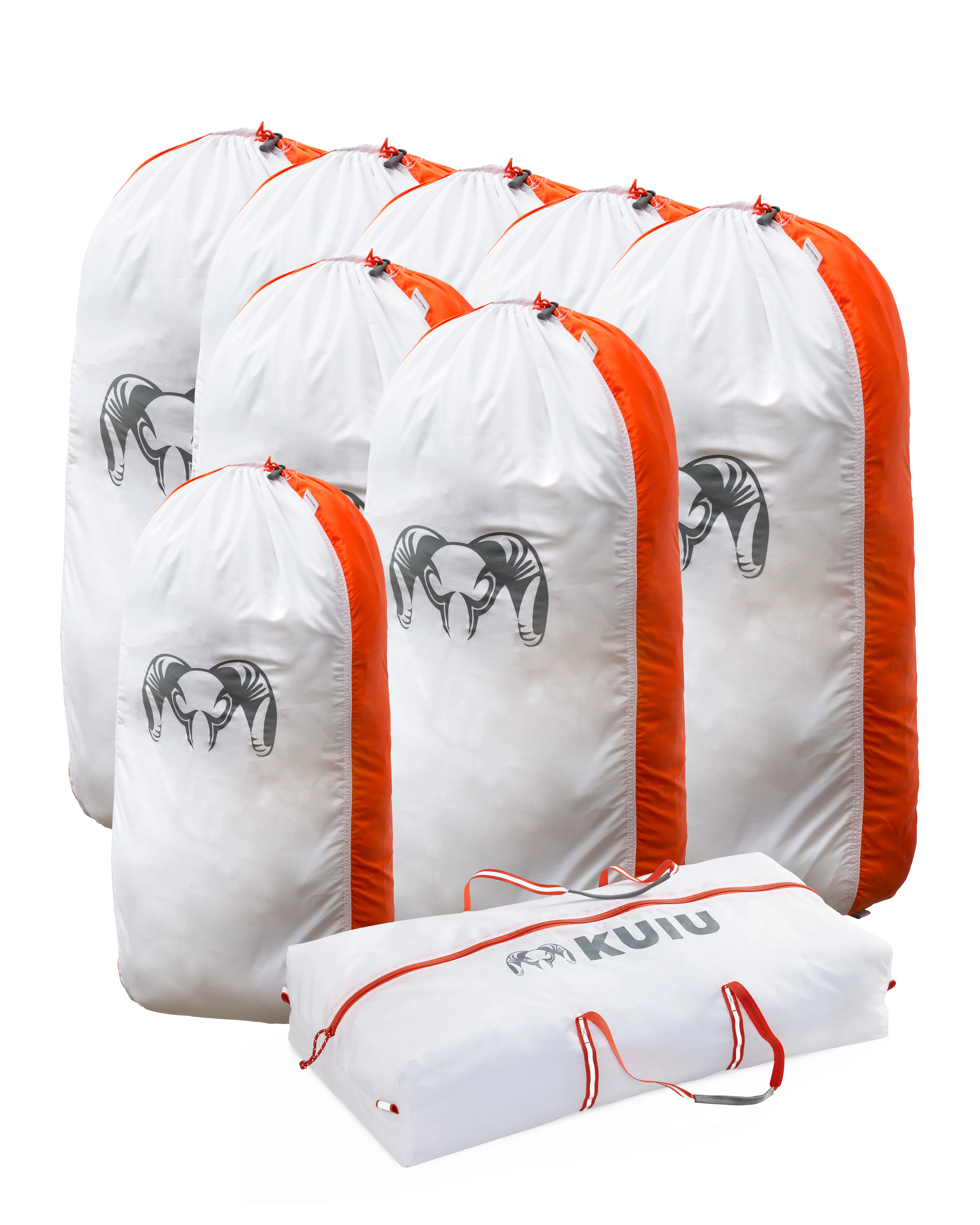 Moose/Bison XL Game Bag Set | White-Orange