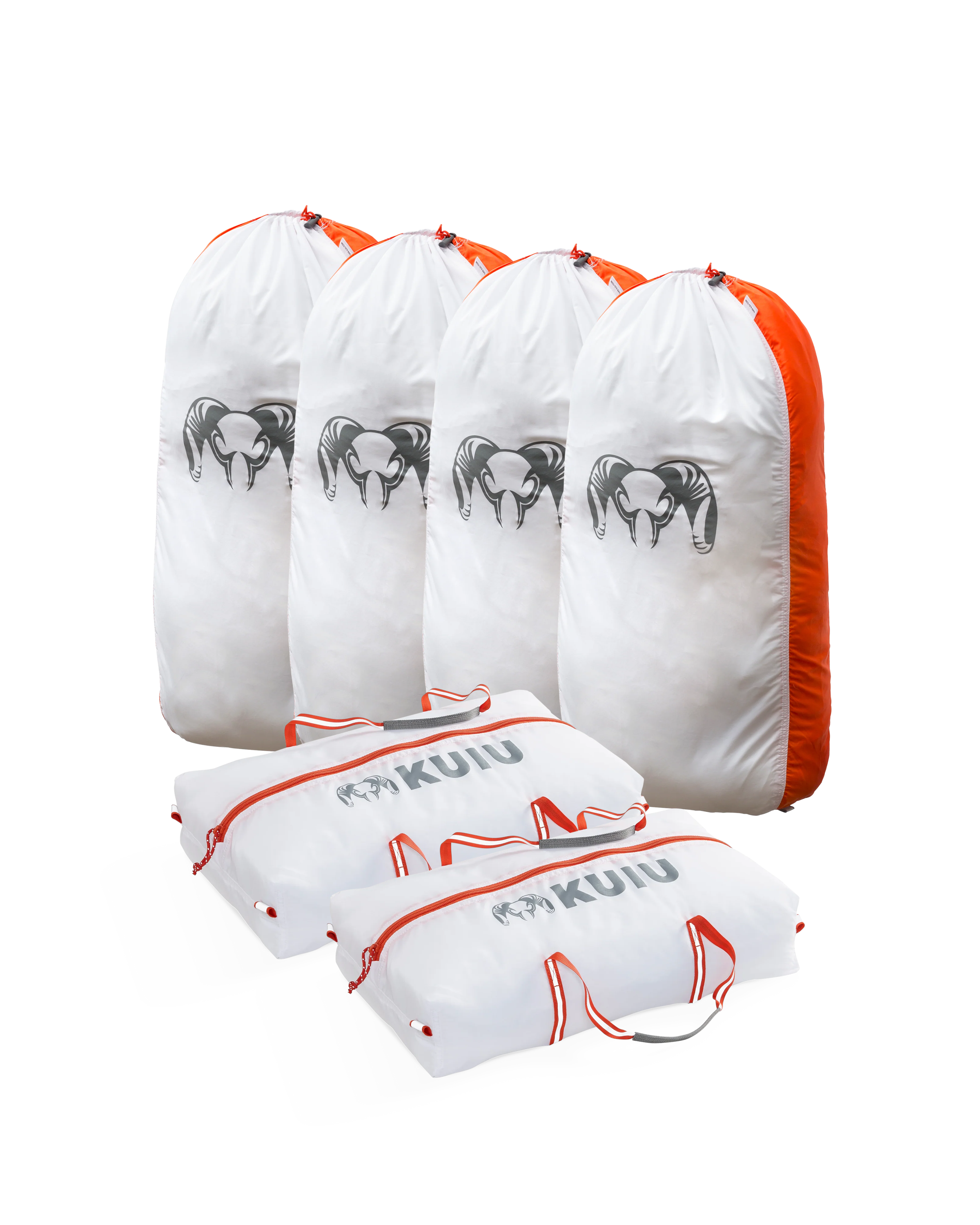 Small Deer/Antelope Game Bag Set | White-Orange