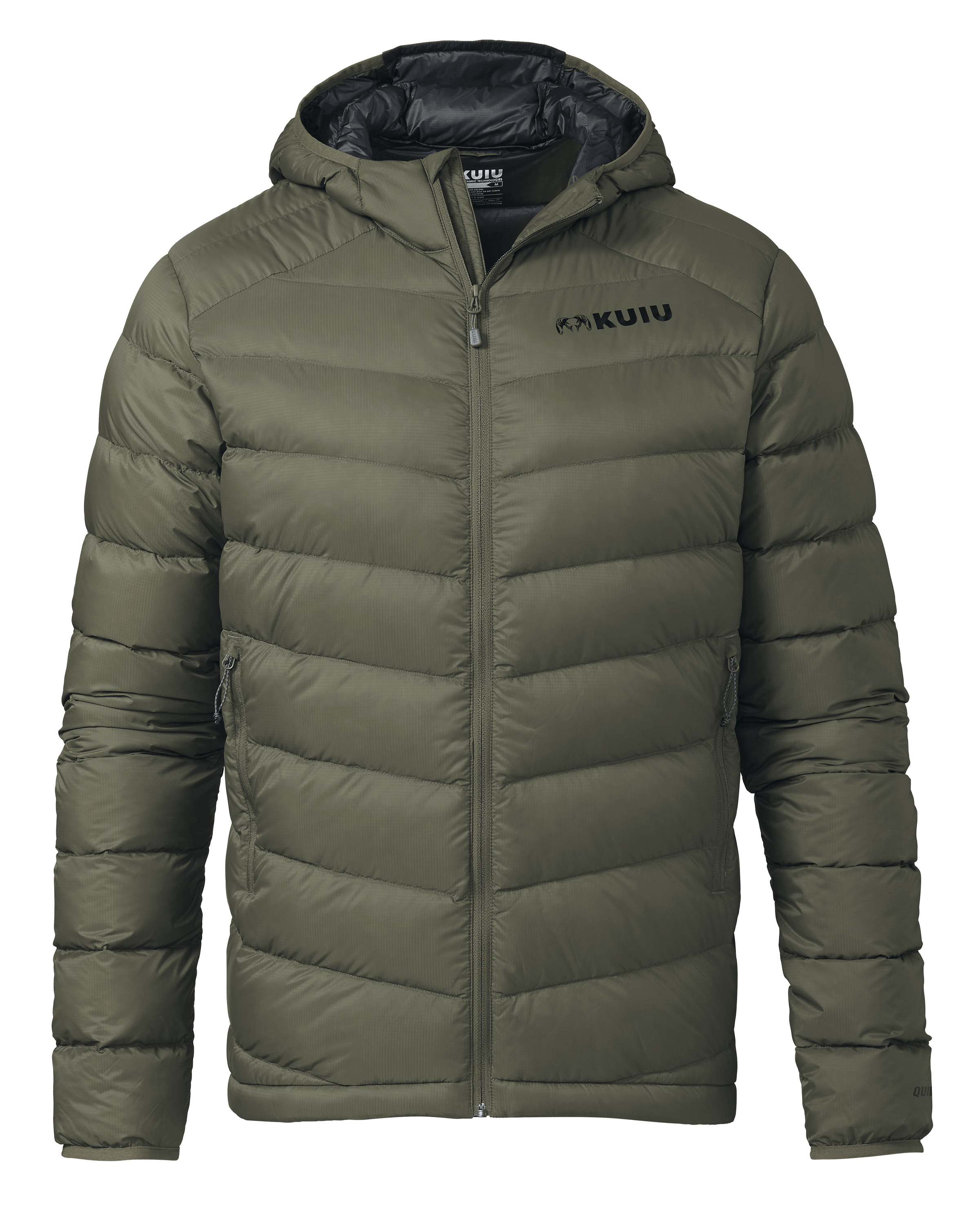 Super Down LT Hooded Jacket | Ash