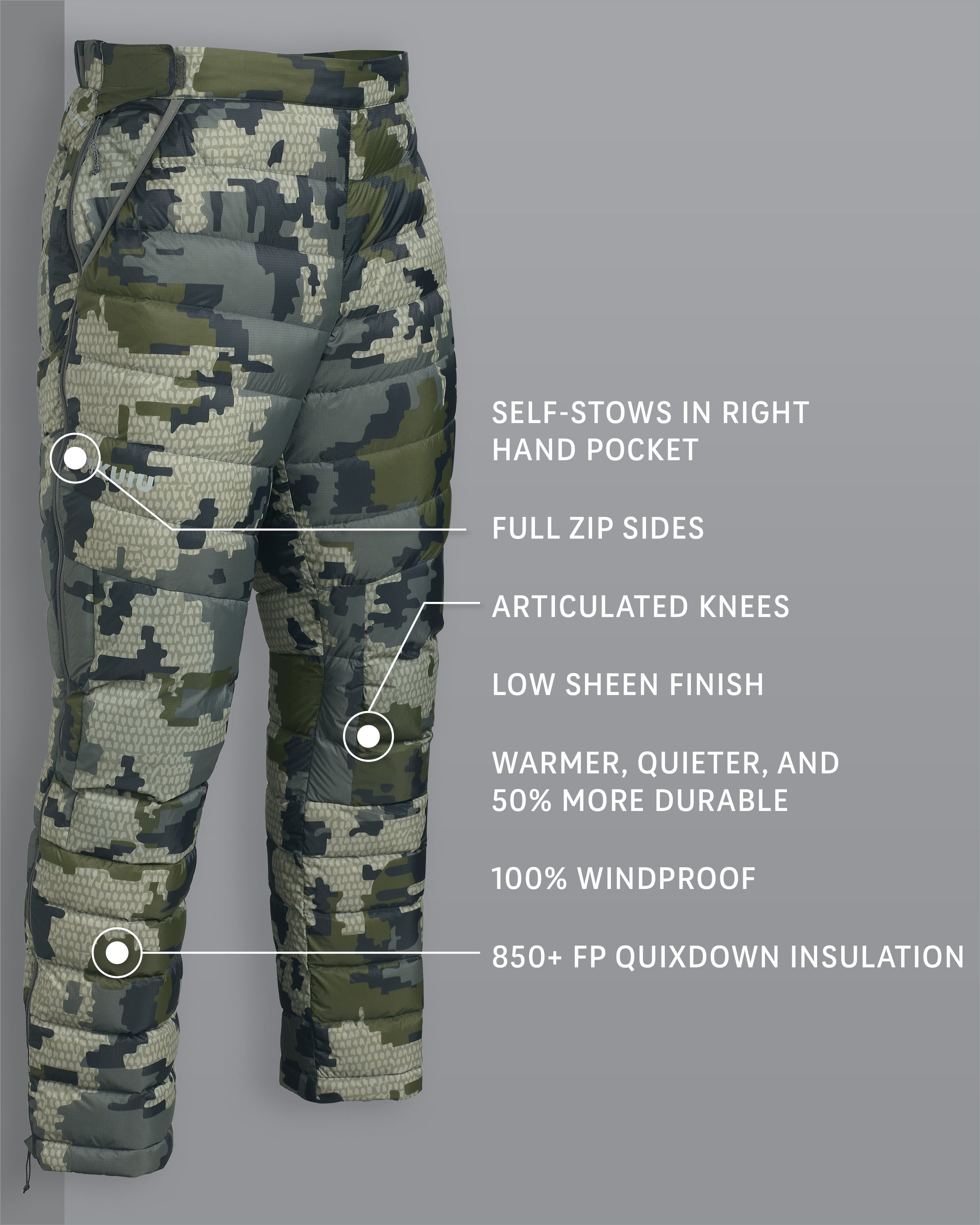 Alternative view of Super Down LT Pant | Verde