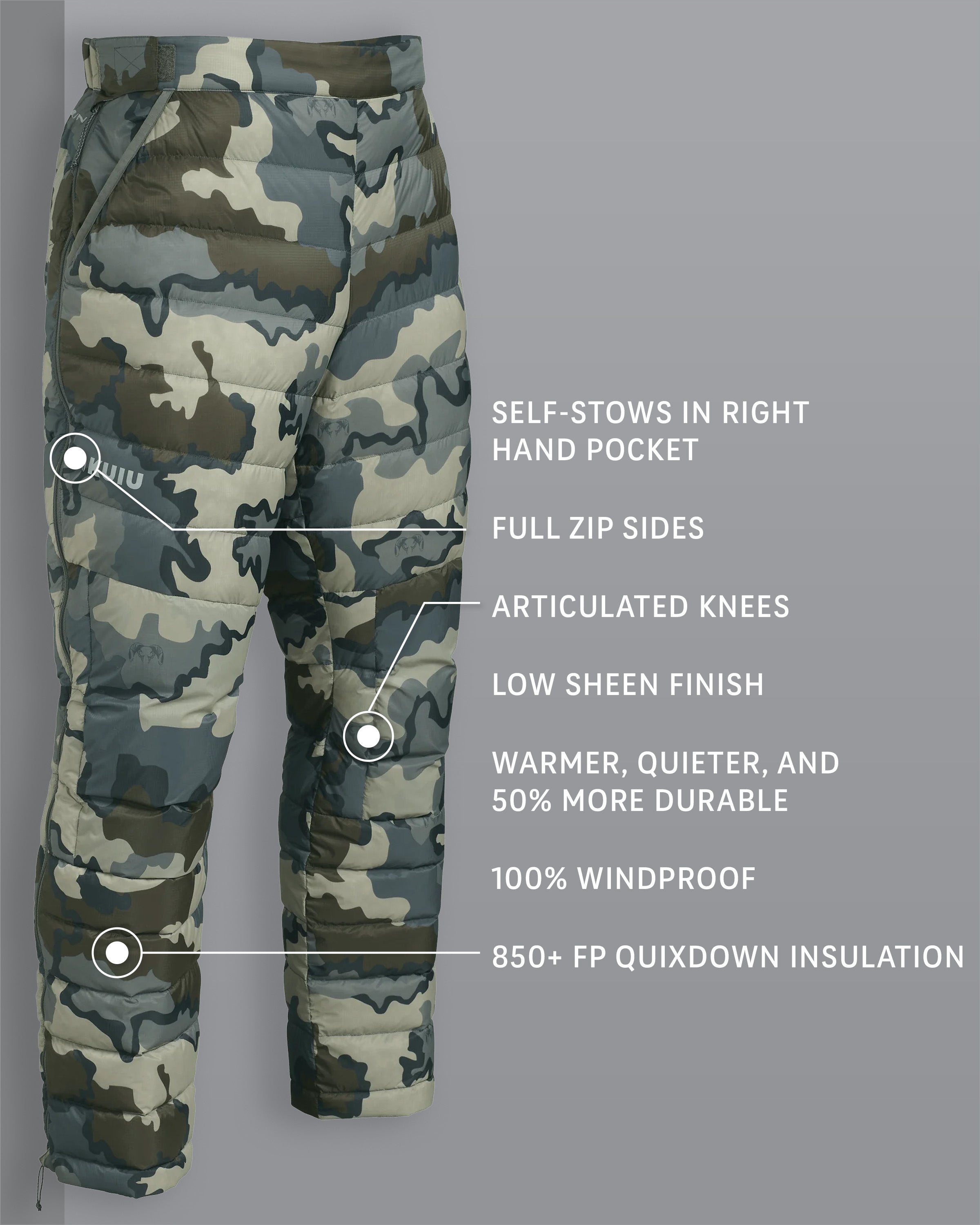 Alternative view of Super Down LT Pant | Vias