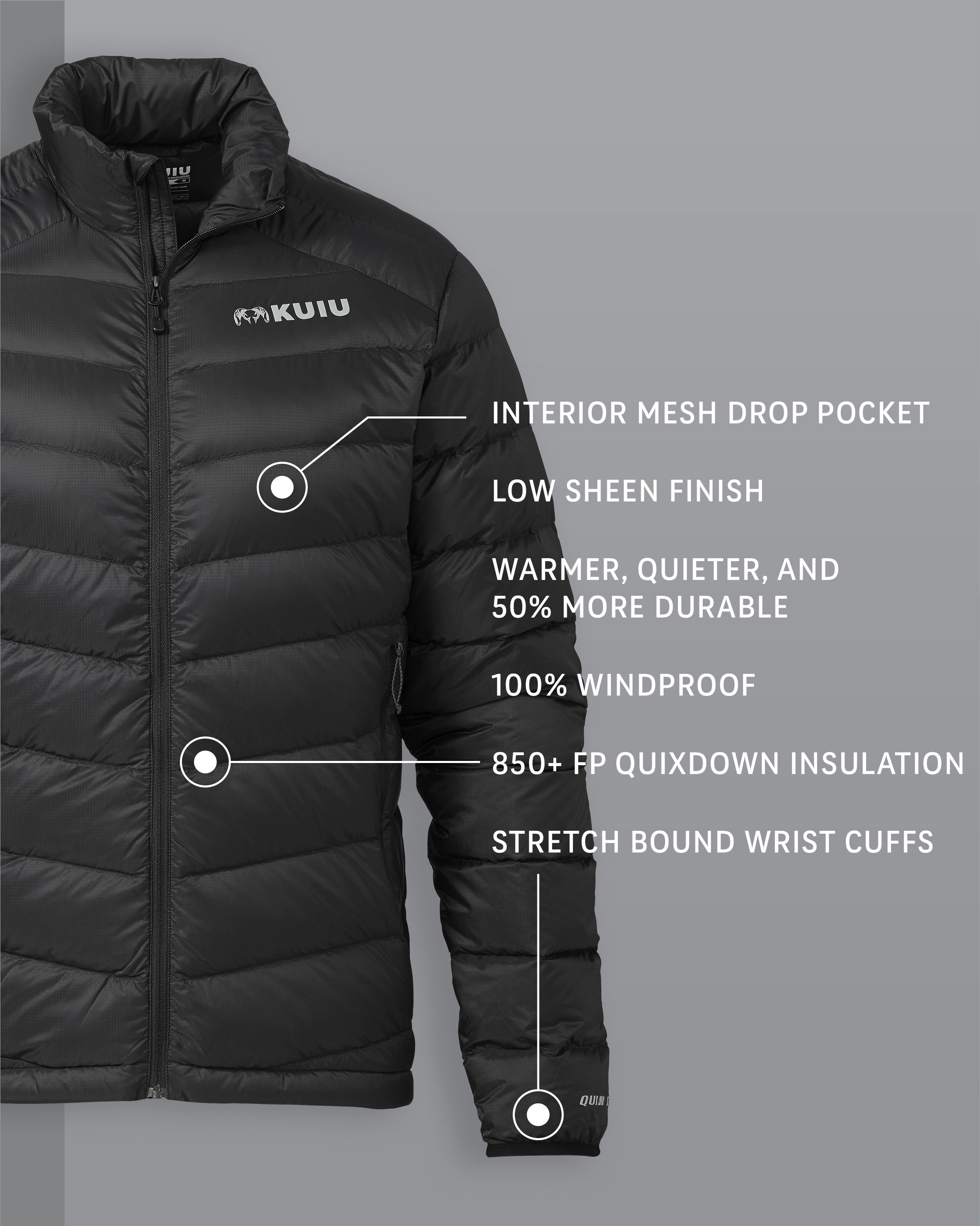 Alternative view of Outlet Super Down LT Jacket | Black