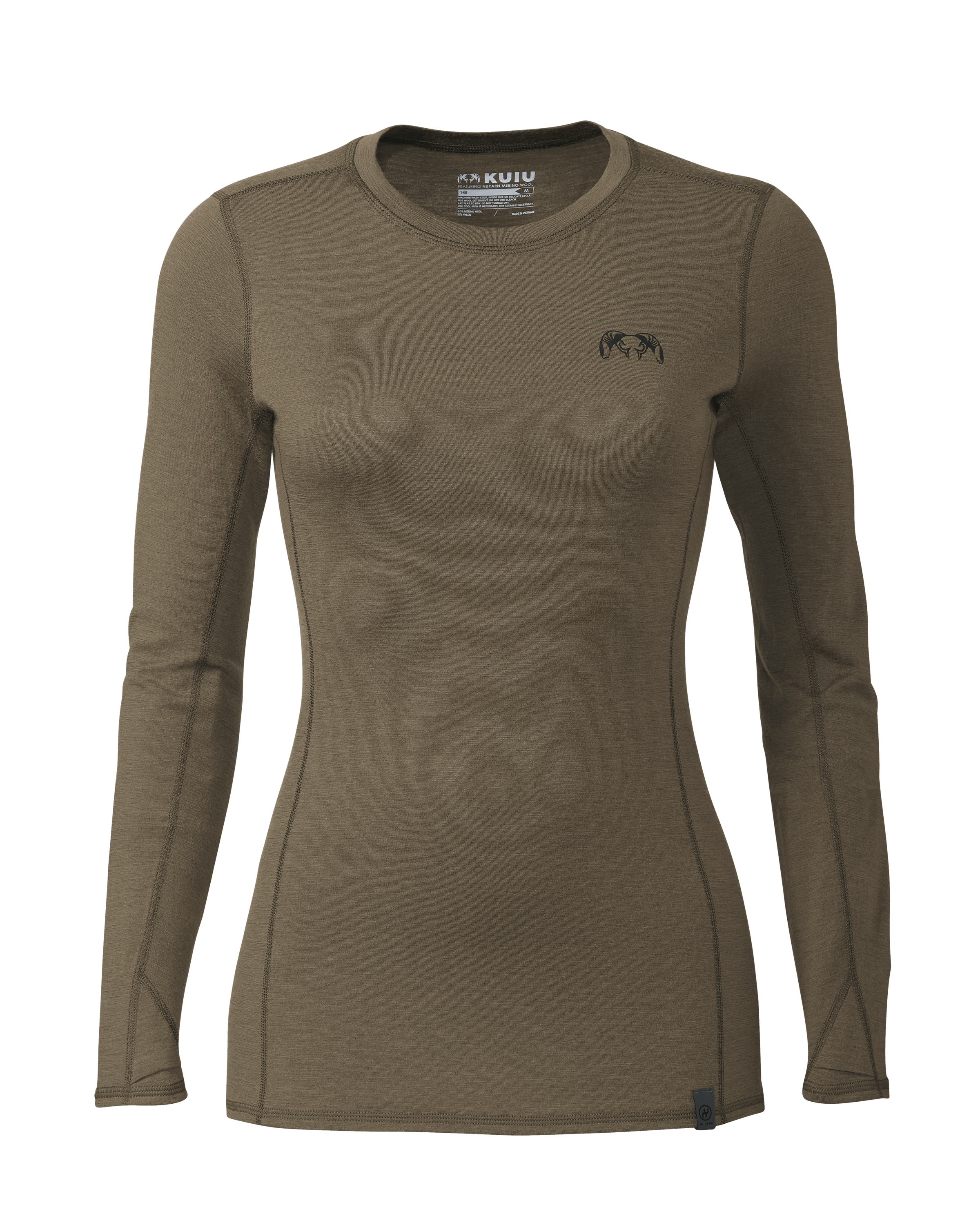 Women's ULTRA Merino 145 LS Crew | Ash