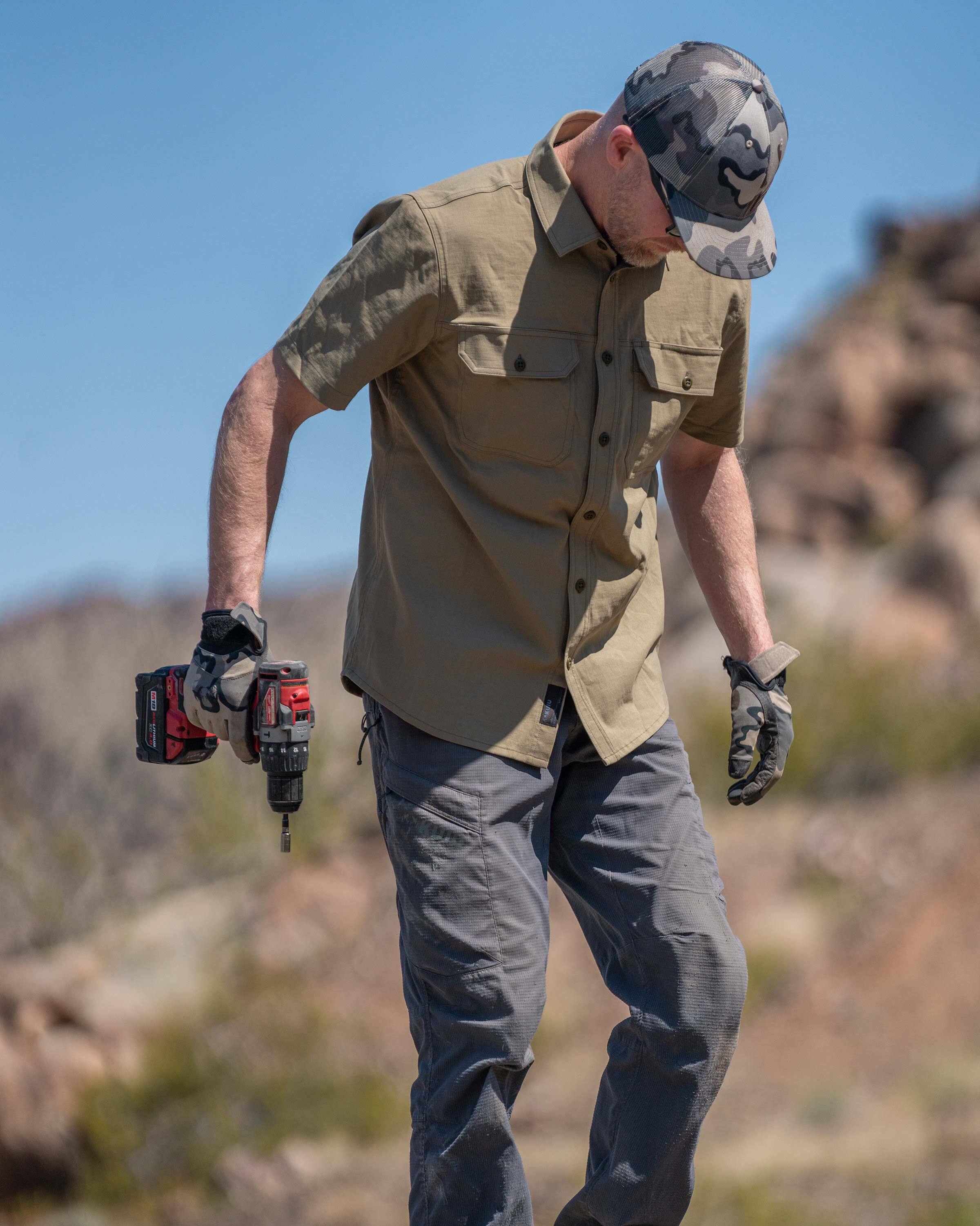 Motive SS Workgrade Shirt | Khaki - Image 5