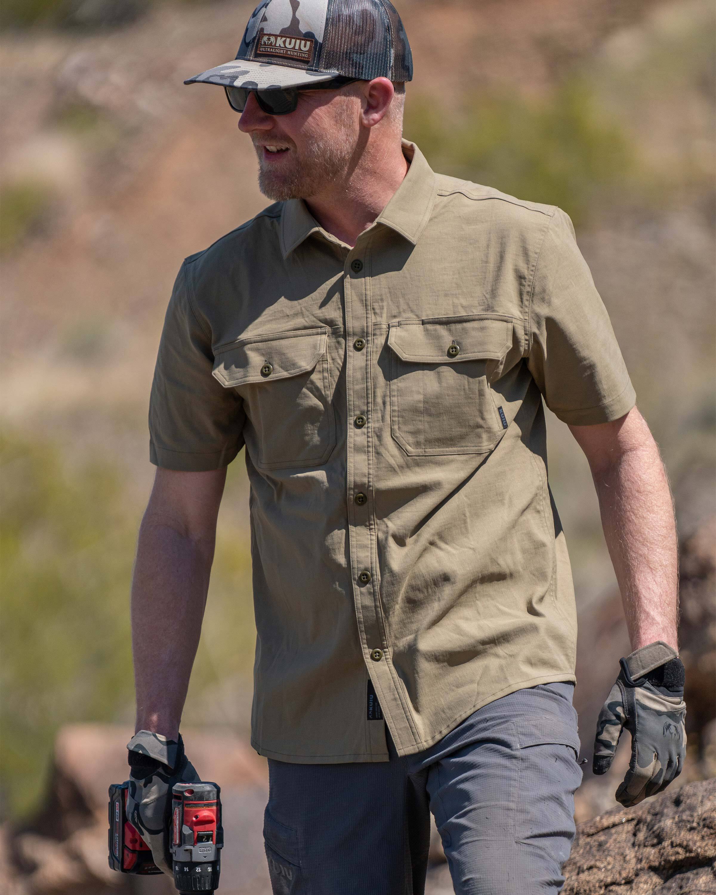 Motive SS Workgrade Shirt | Khaki - Image 4