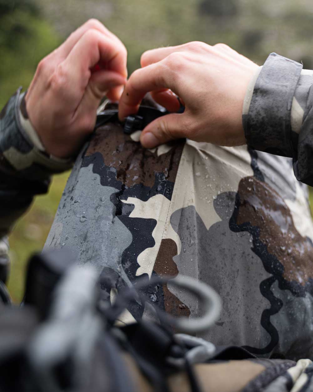 Women's Chugach TR Rain Jacket | Black - Image 8