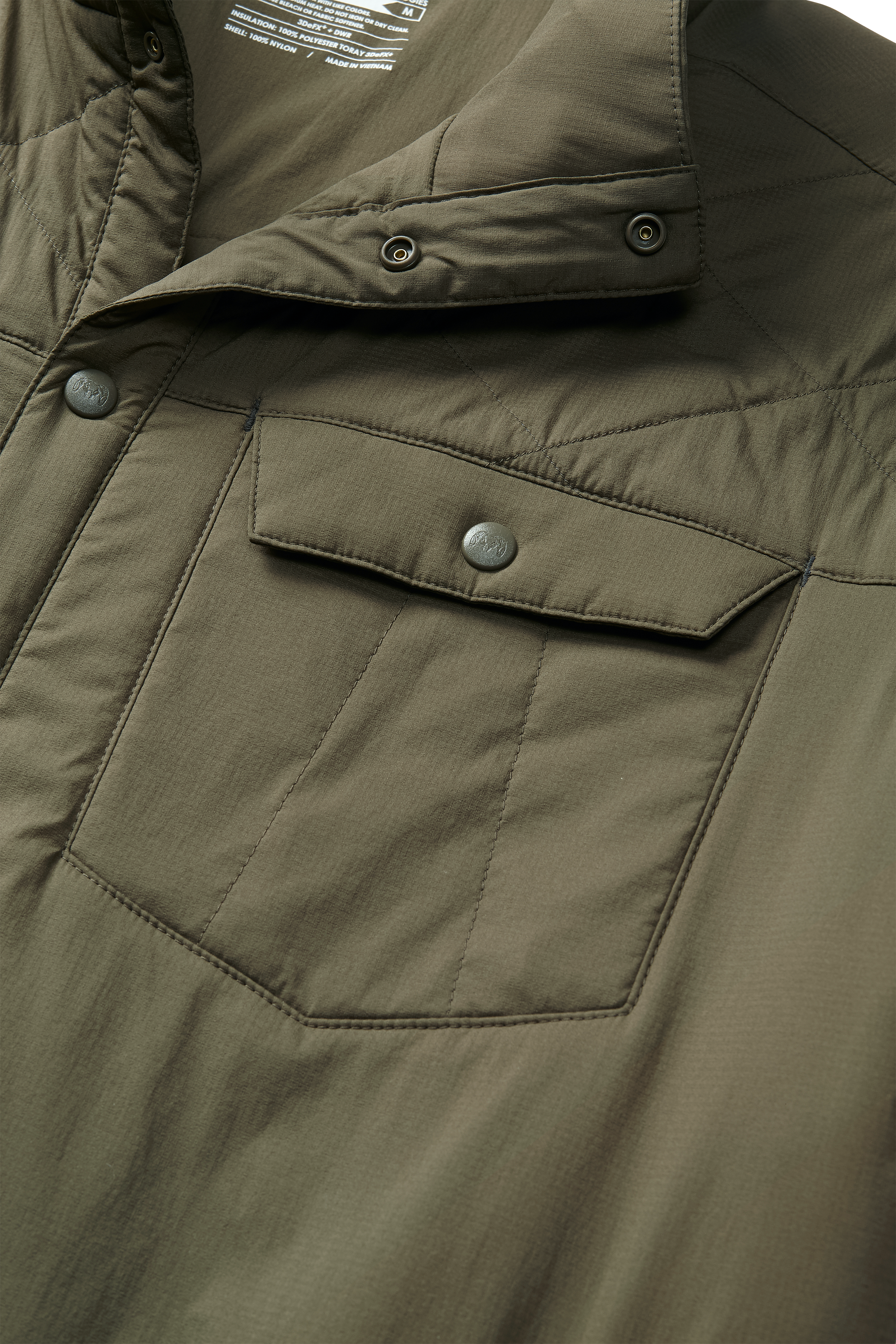 Base Camp Insulated Snap Shirt | Ash - Image 3