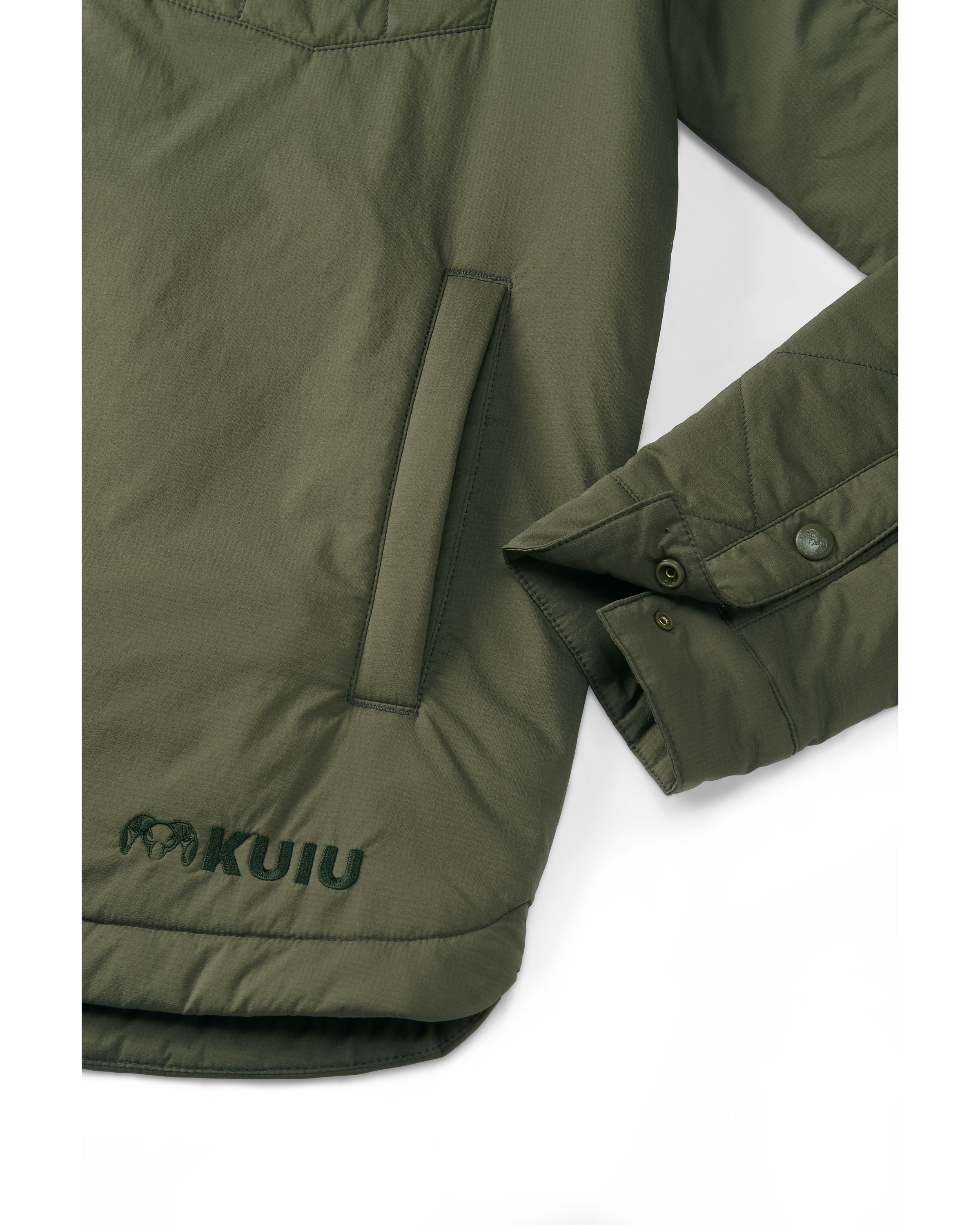 Alternative view of Base Camp Insulated Snap Shirt | Olive