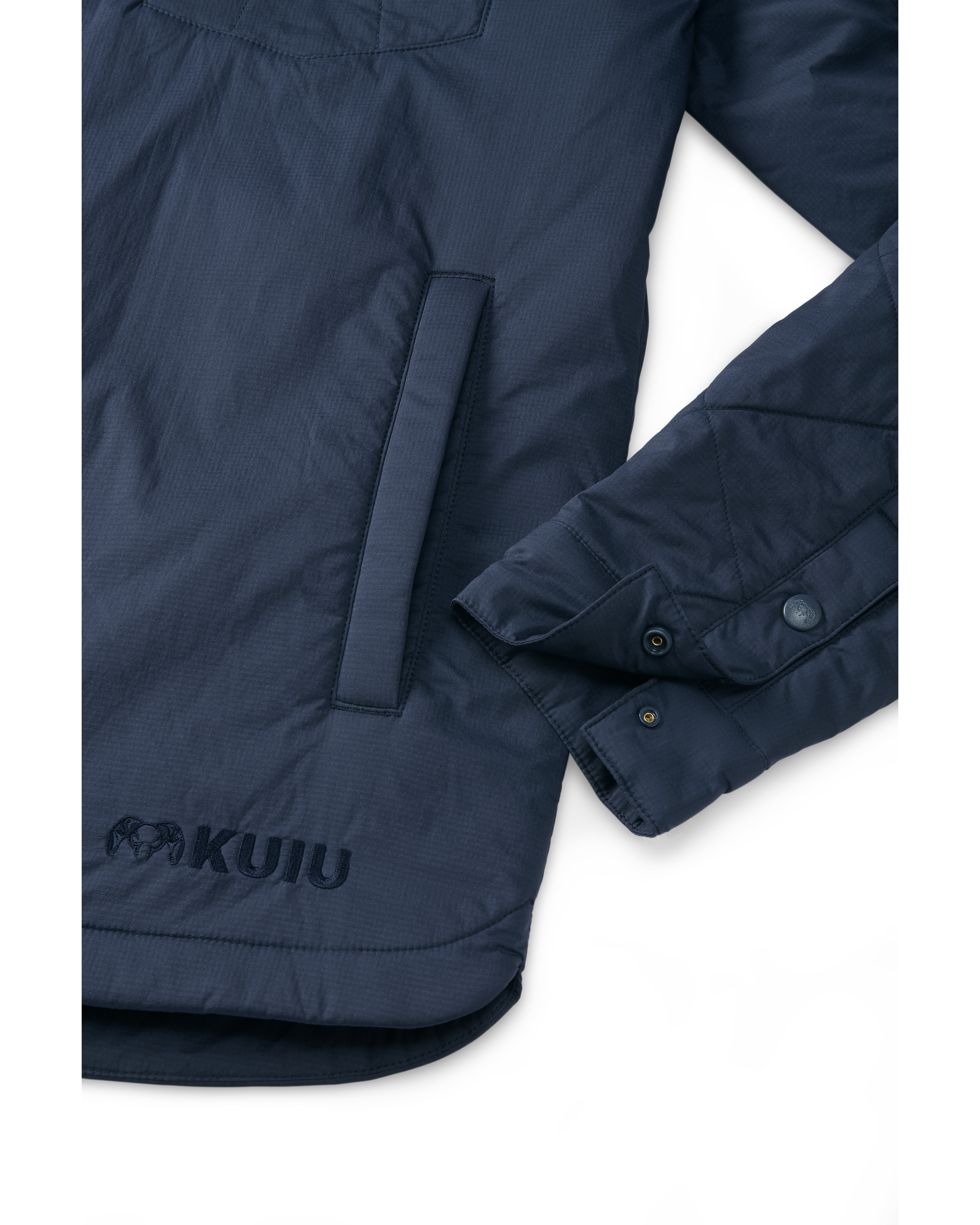 Alternative view of Base Camp Insulated Snap Shirt | Steel Blue